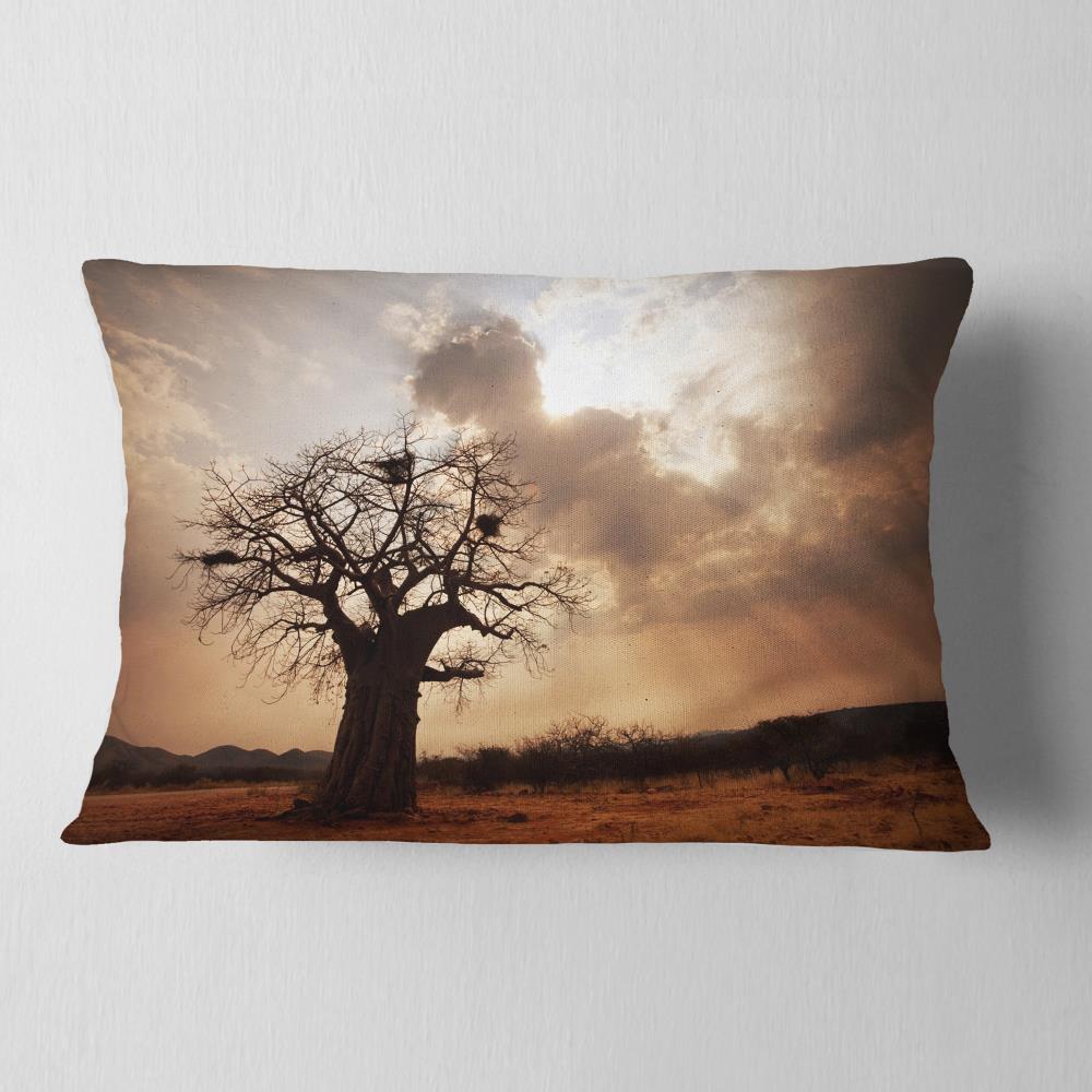Designart CU10491-12-20 12-in x 20-in Multiple Colors Indoor Decorative Pillow