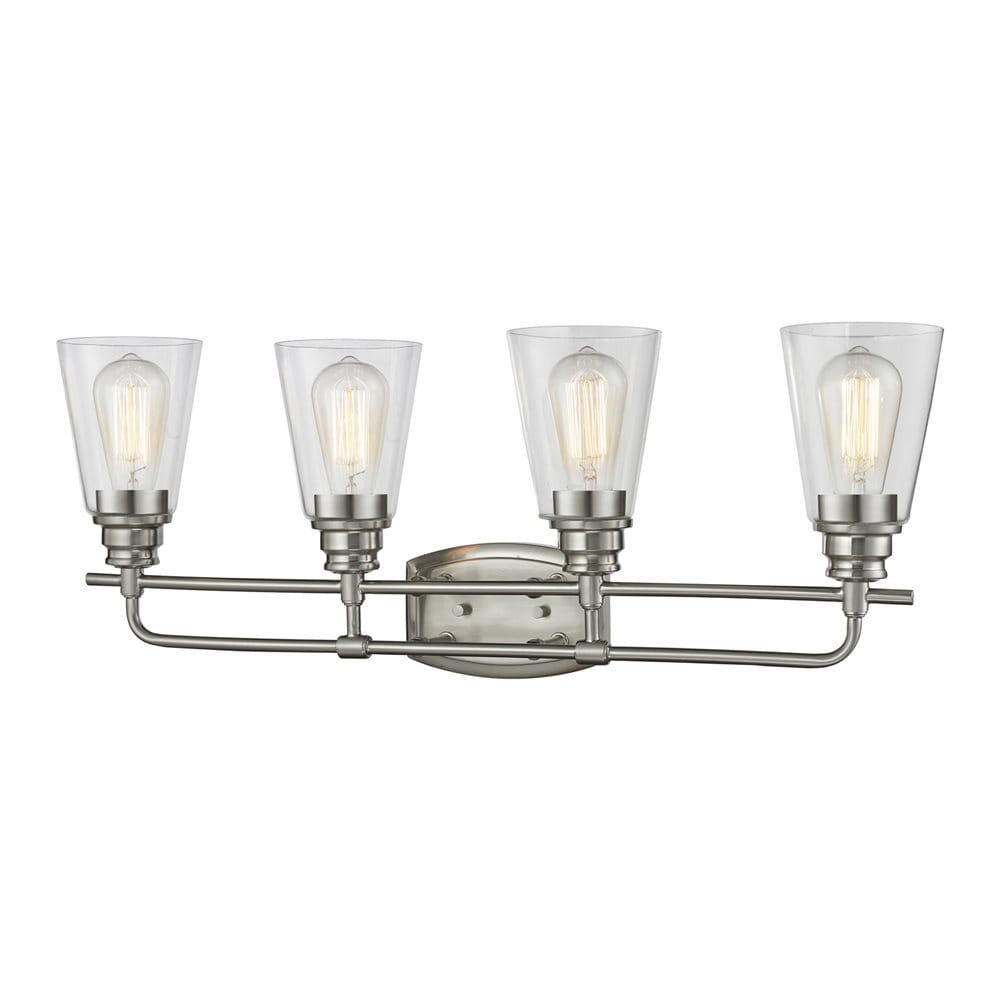 Z-Lite 428-4V-BN Annora 28.75-in 4 -Light Brushed Nickel Modern/contemporary Vanity light