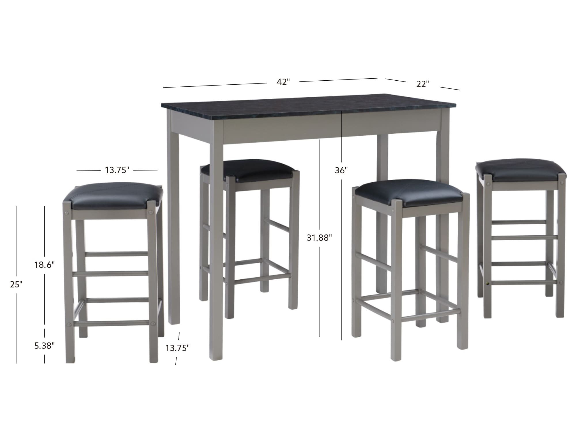 Linon LOWES1888 Dining-Sets - View #6