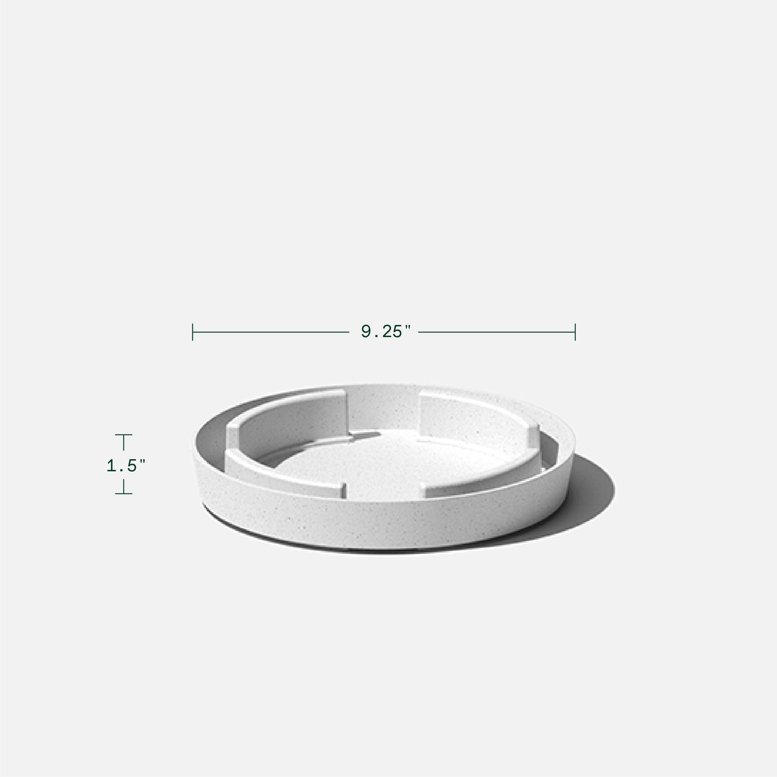 Veradek SLV28TRW-2PK Plant-Saucers - View #2