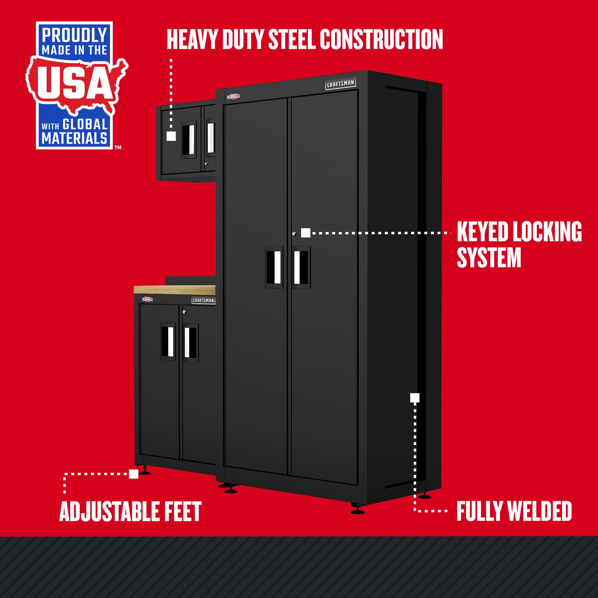 CRAFTSMAN CMST98241BK Garage-Storage-Systems - View #3