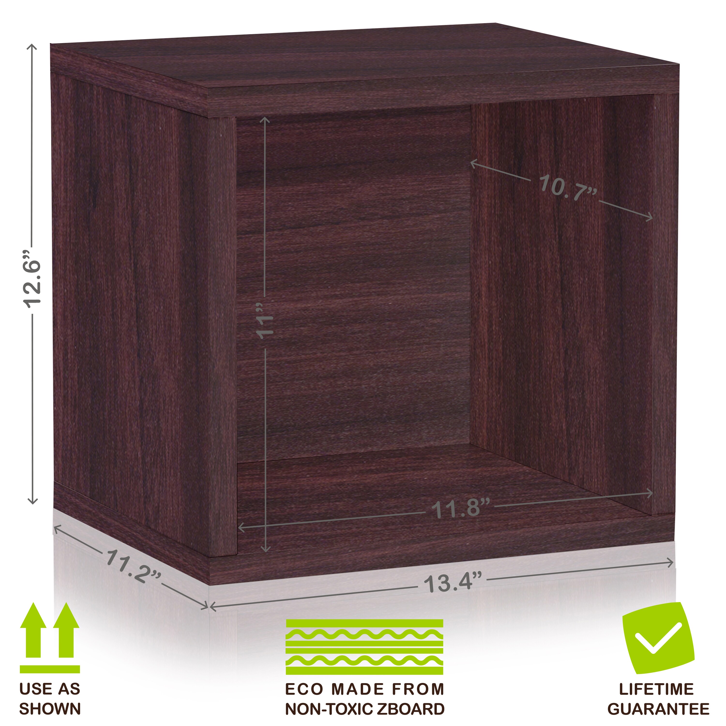 Way Basics C-OCUBE-EO Laminate-Storage-Cubes - View #2