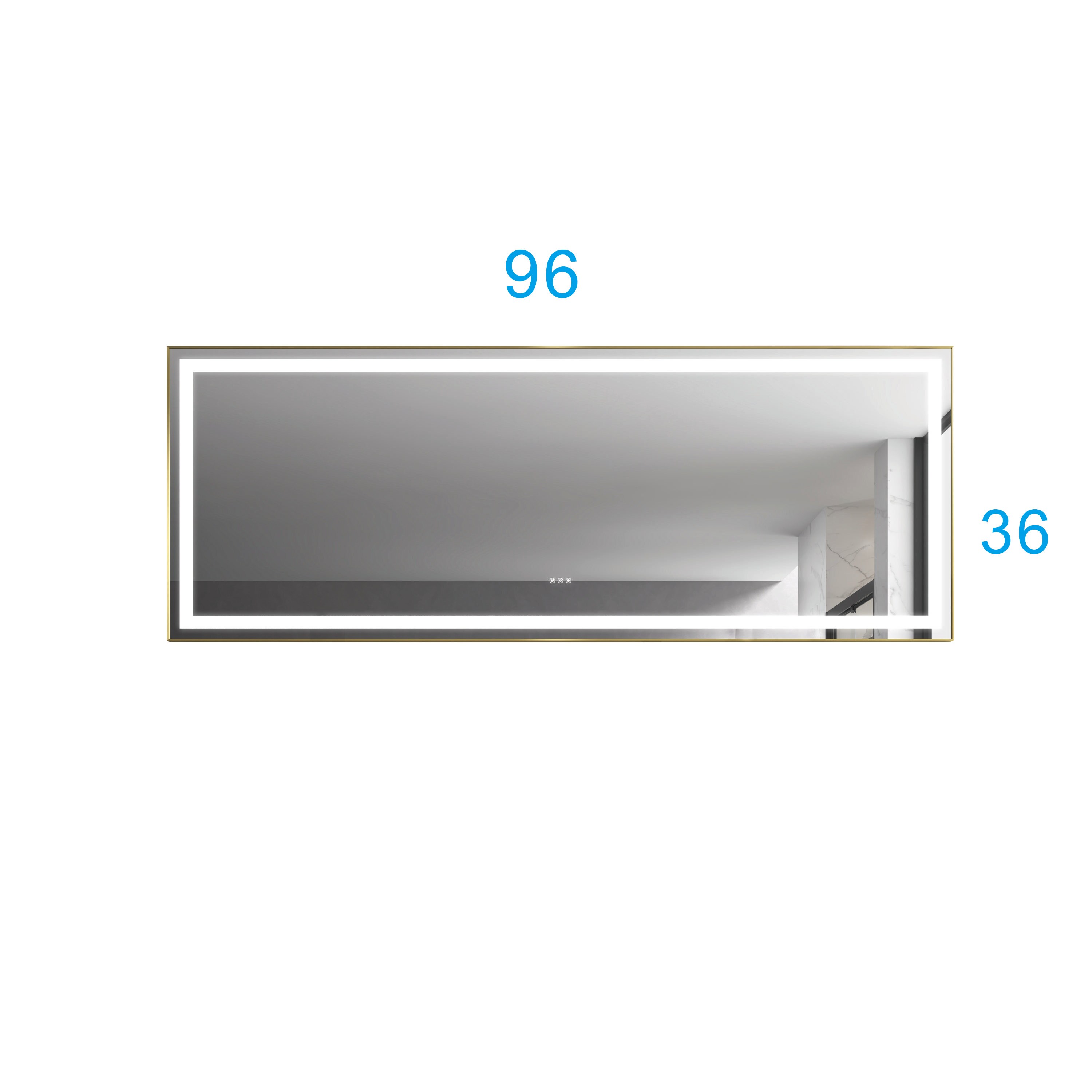 Vacolite KP-996-1BG Framed-Bath-Mirrors - View #5