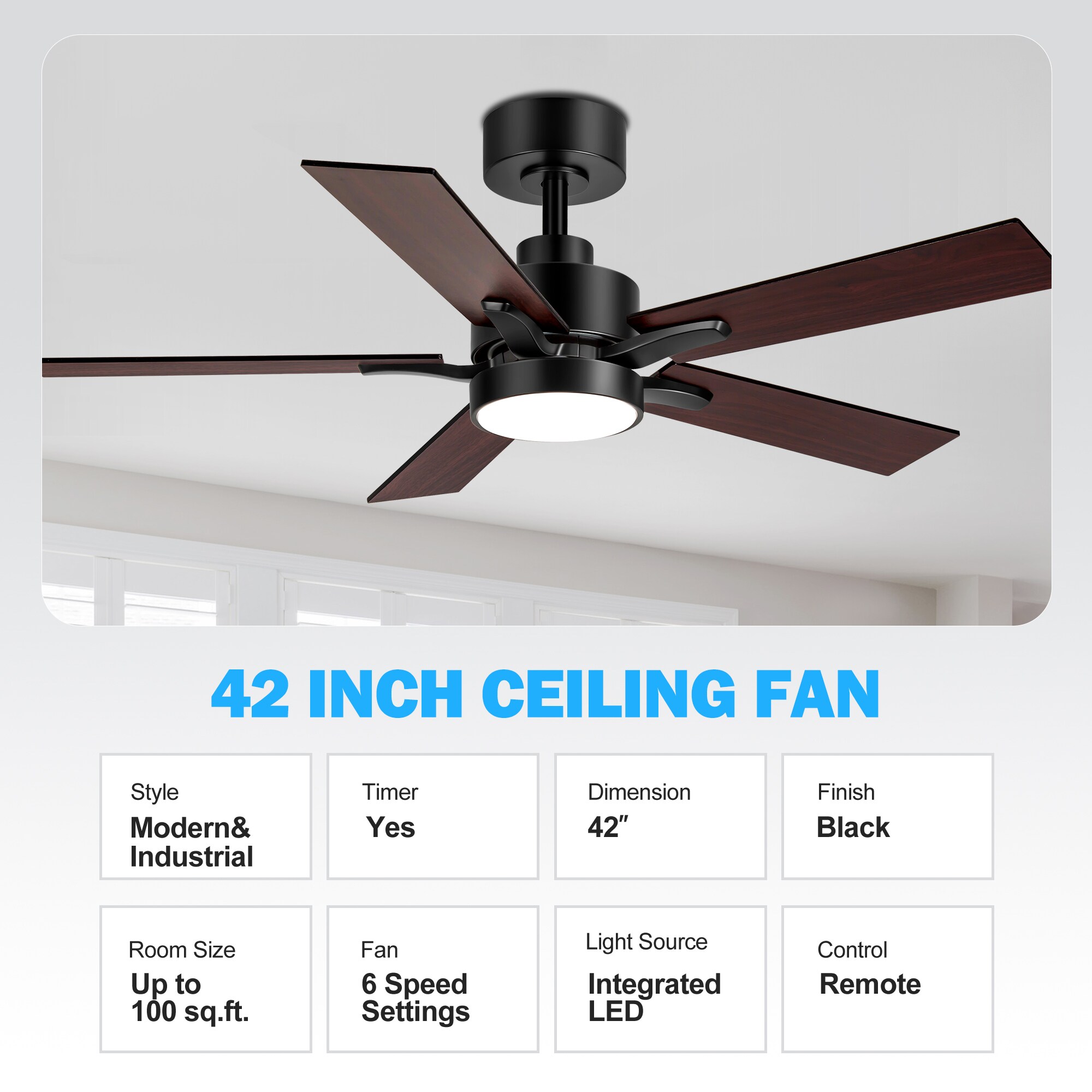 Breezary 33034-BK Ceiling-Fans - View #5