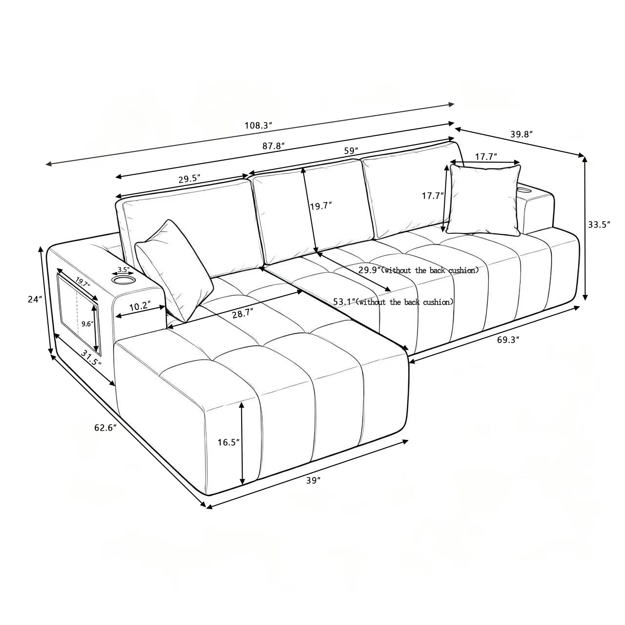 CHITA ZASF034 Sofas-Loveseats - View #13