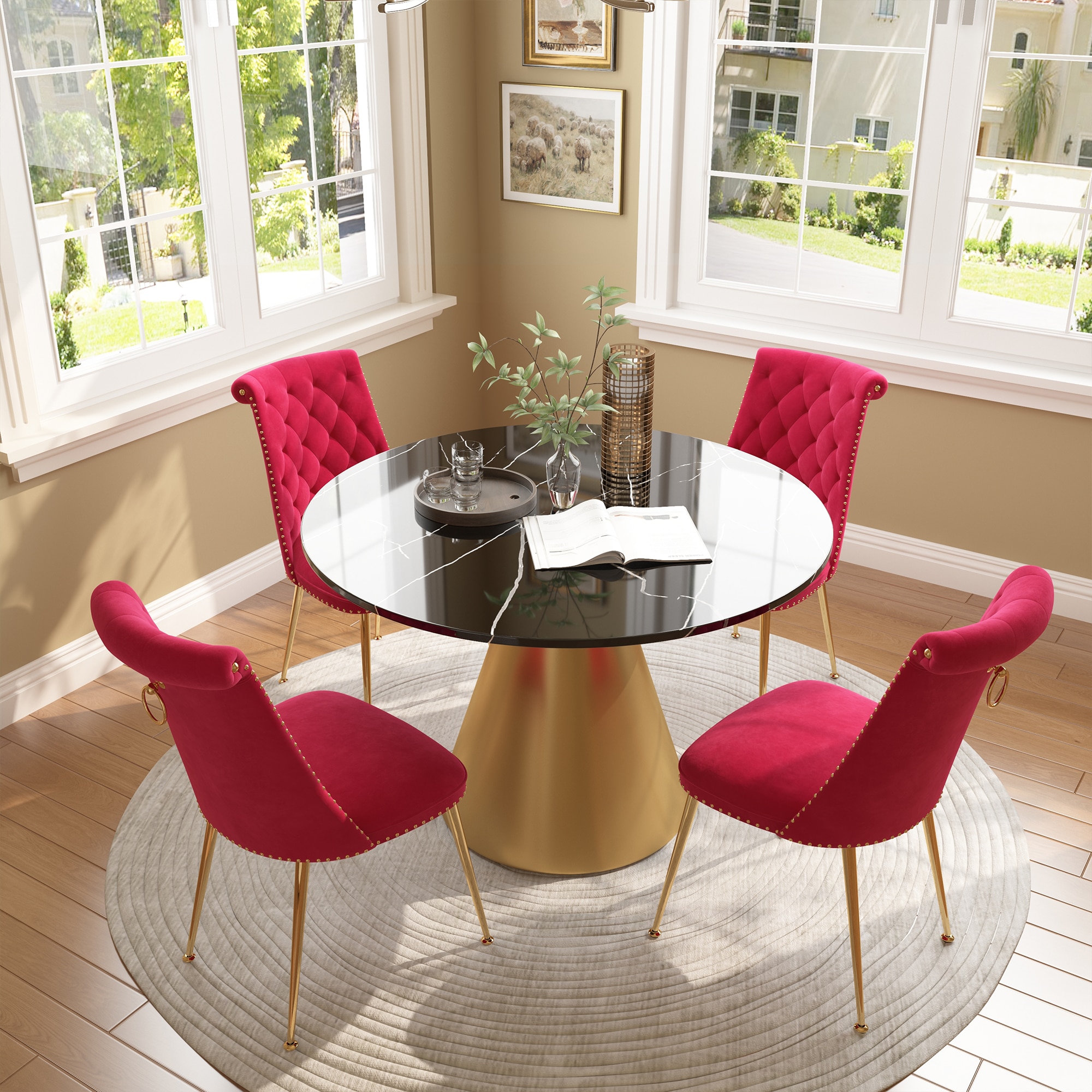 Clihome CL-RT3-BBKBG703RRD Dining-Sets - View #4