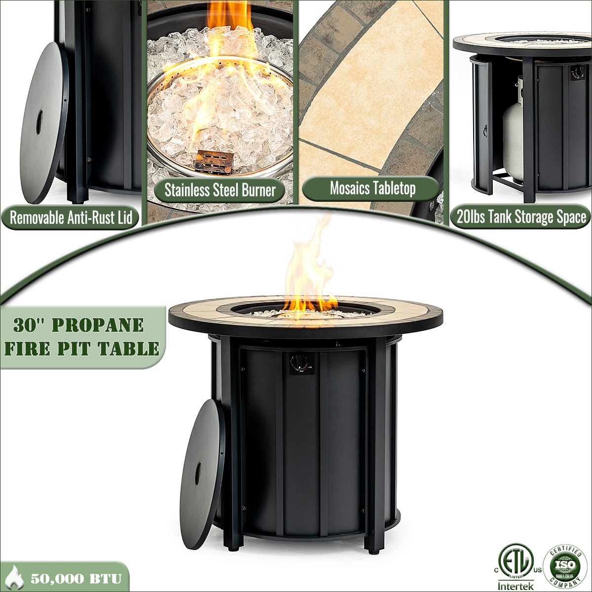 Sunrinx MG16-GAS-11 Outdoor-Gas-Firepits - View #9