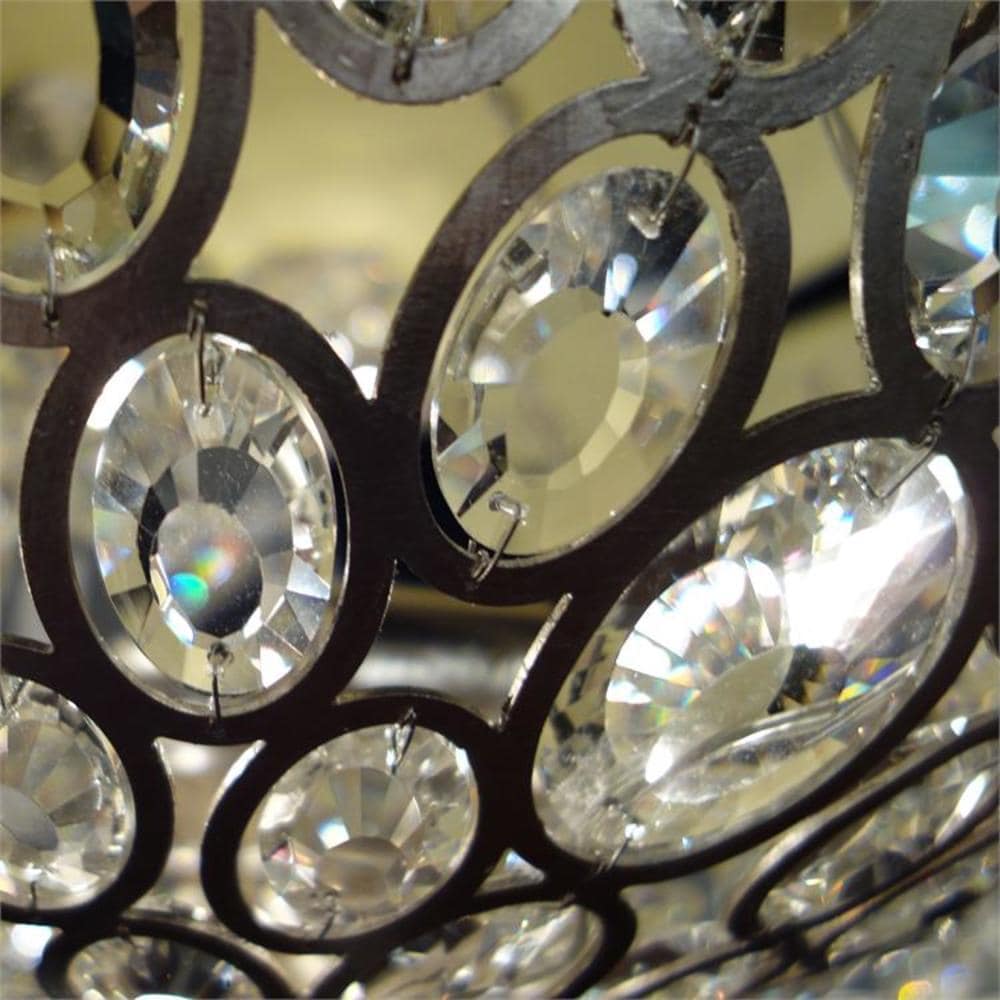 Elegant Distressed Twilight 3-Light Crystal Pendant
