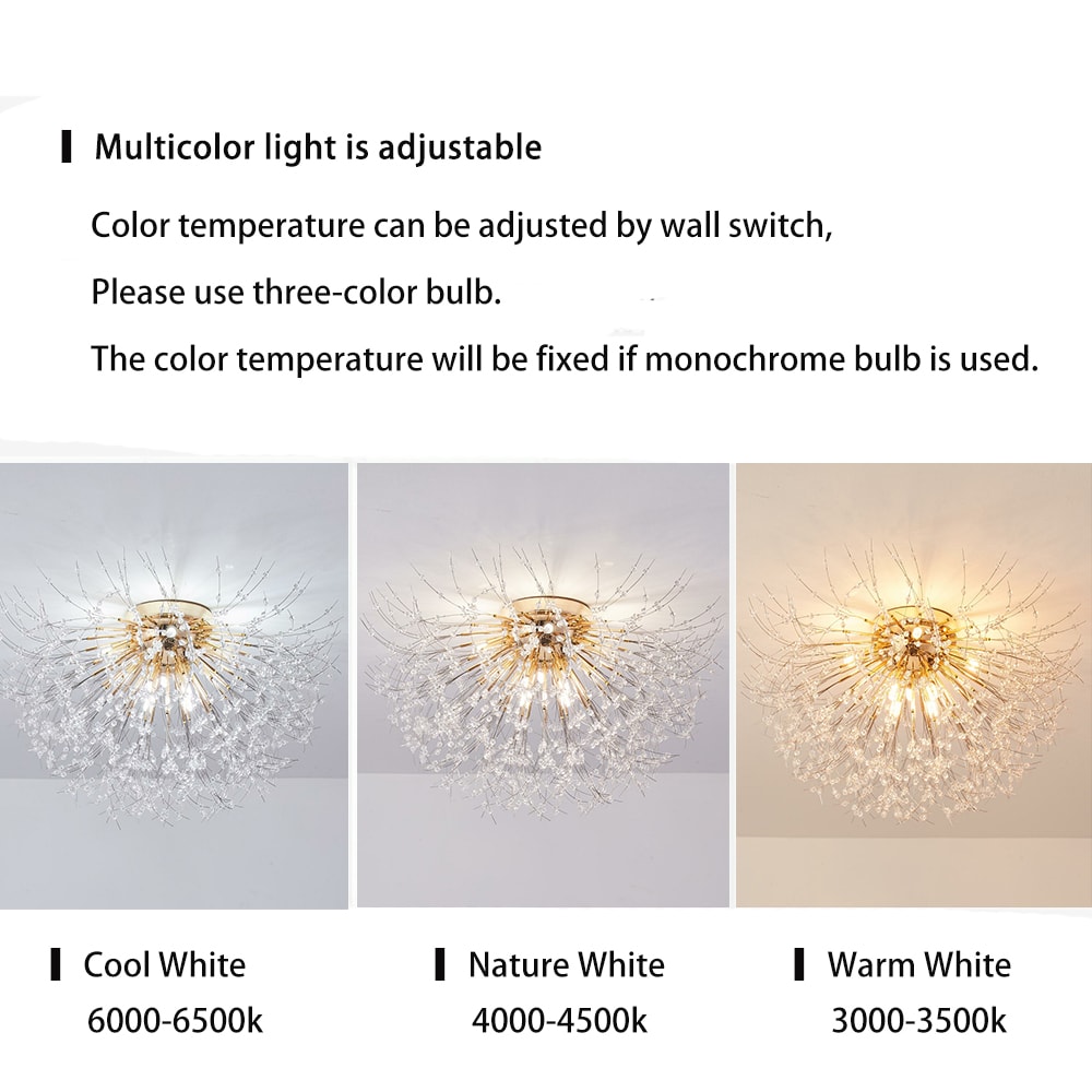 SEFINN FOUR 8-Light 31-in Gold Flush Mount Light in the Flush Mount ...