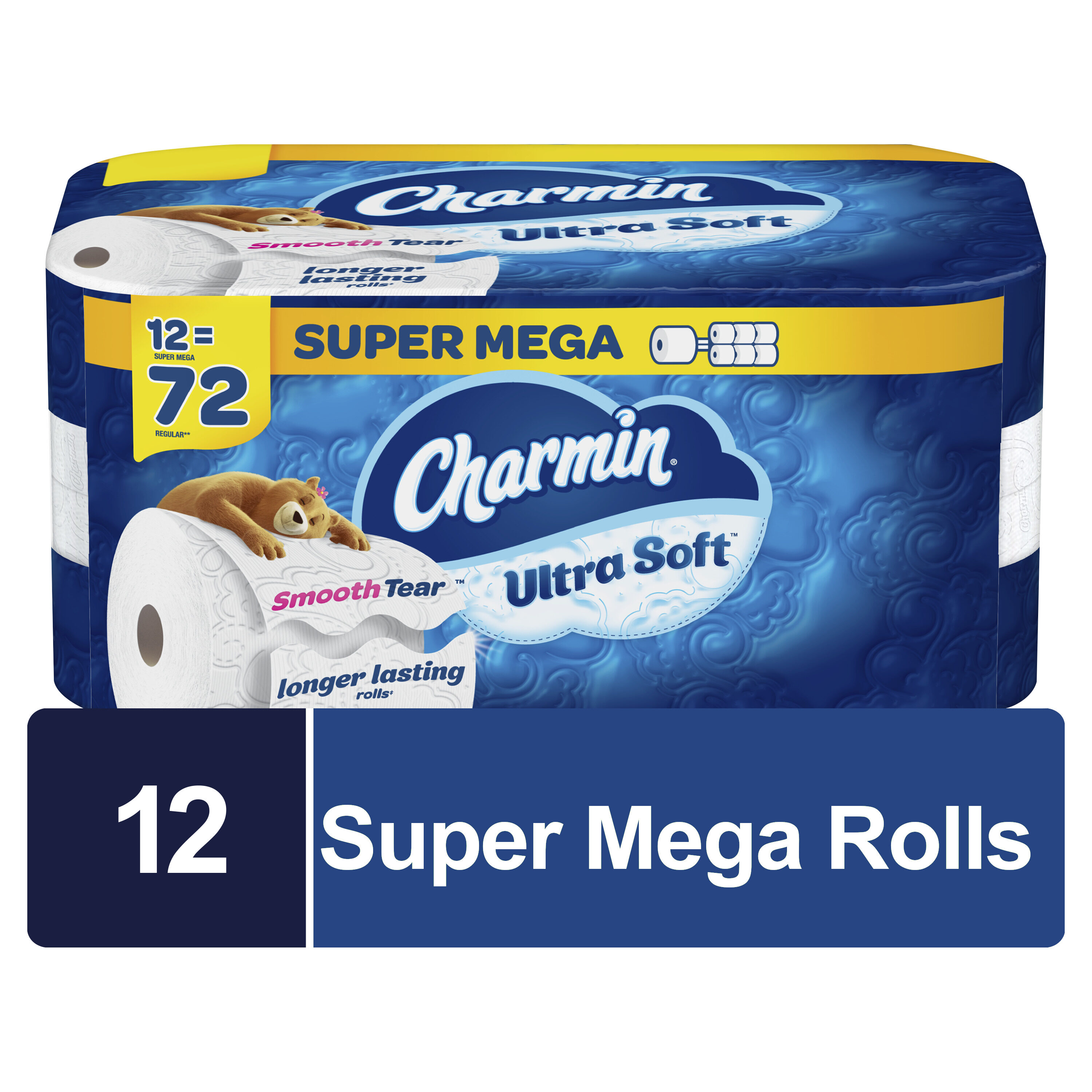 Charmin Ultra Soft Mega Roll Toilet Paper, 12 rolls - Pay Less Super Markets