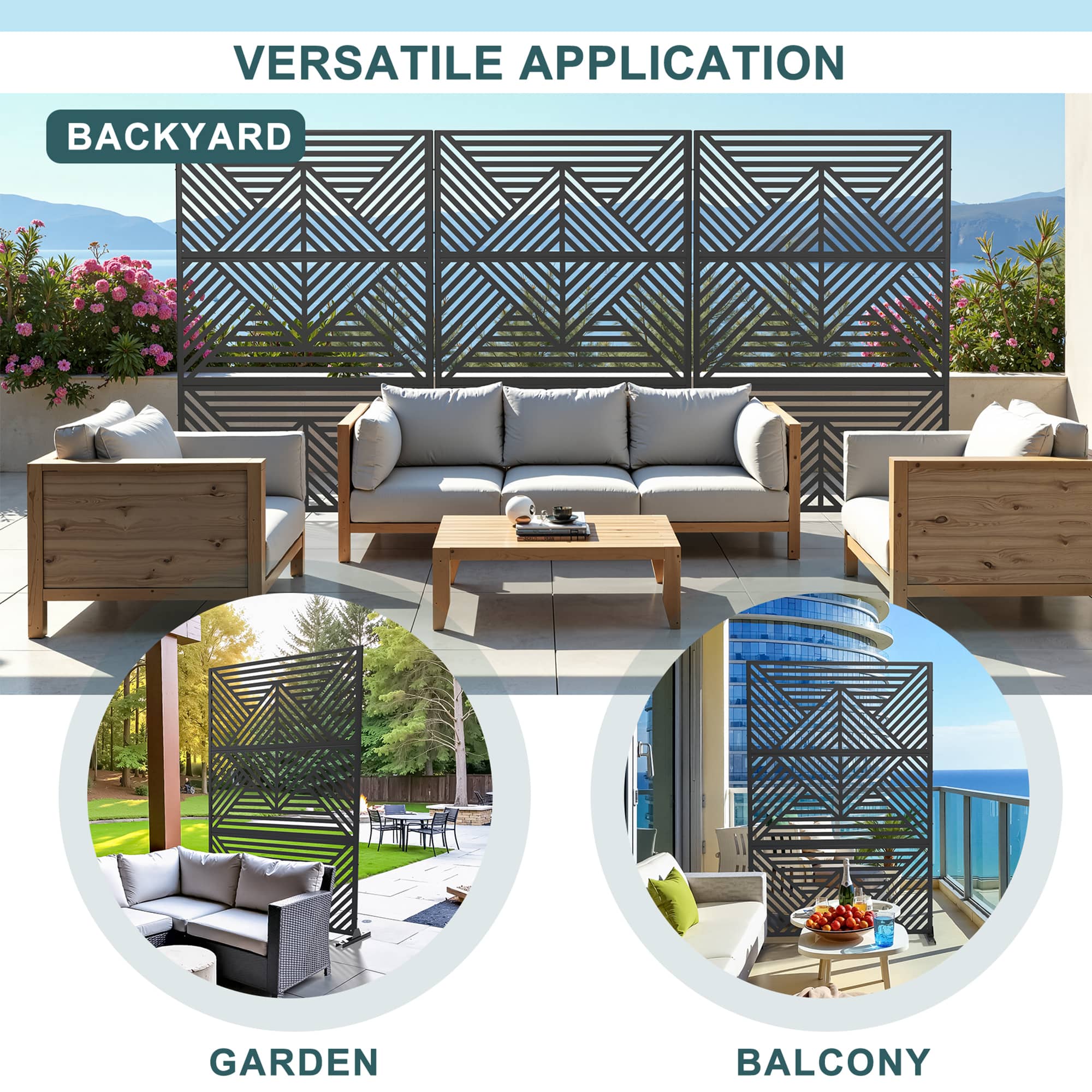 Aveyas LW0406-SYJPF-27 Outdoor-Privacy-Screen - View #6