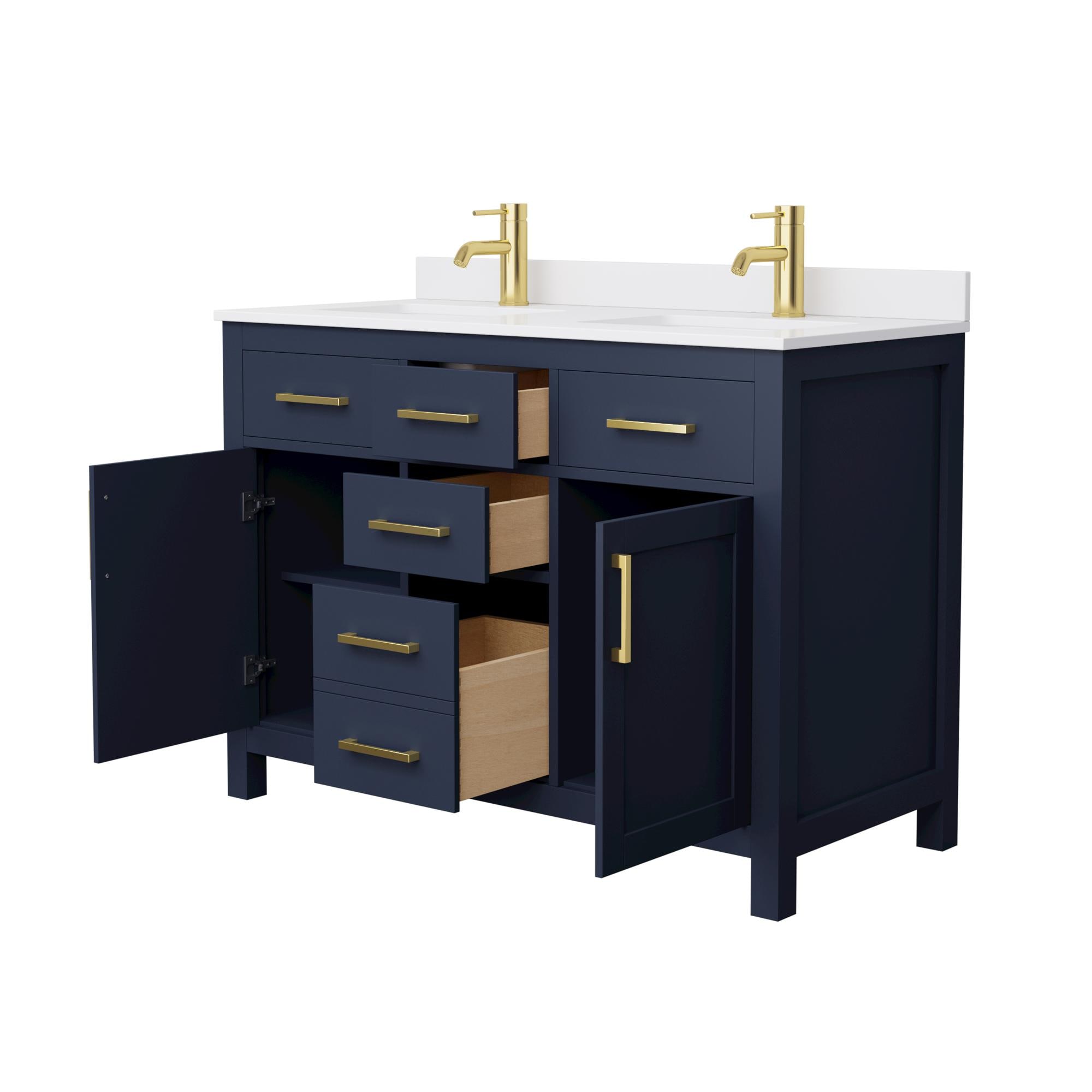 Wyndham Collection WCG242448DBLWCUNSMXX Bath-Vanity-Combo - View #3