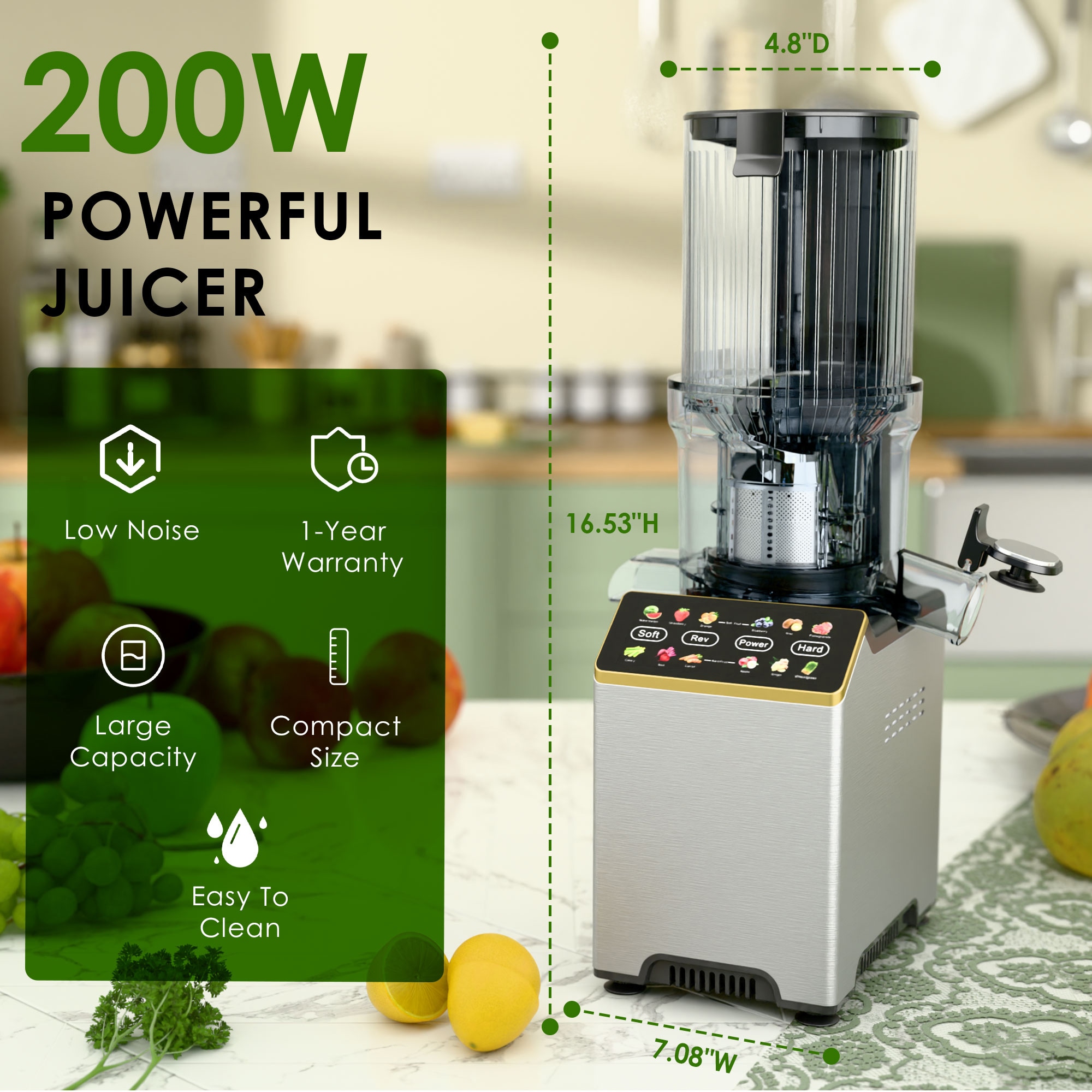 WHALL ZM1903M juicers - View #2