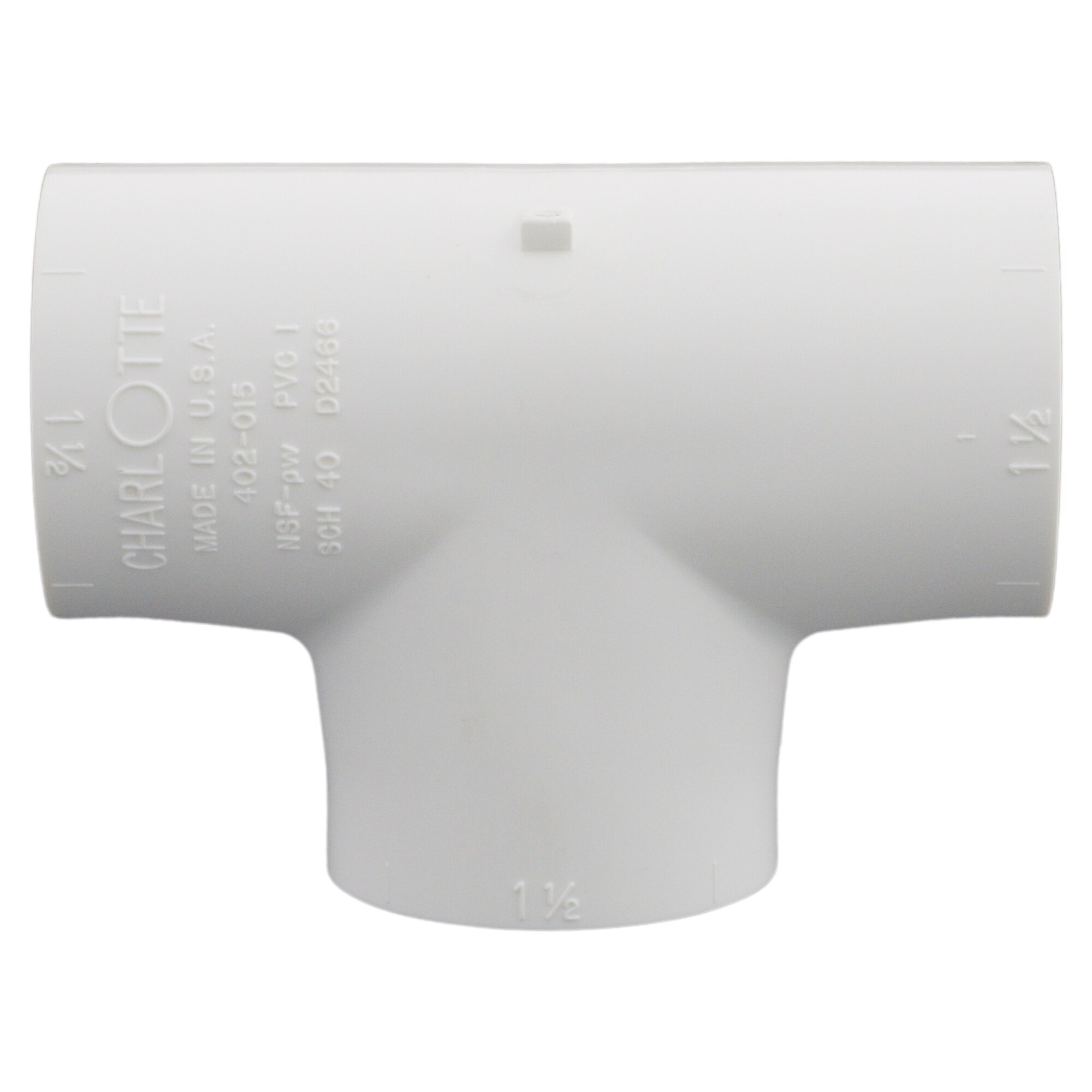 Charlotte Pipe PVC 02401  1400 Pvc-Pressure-Sch-40-Fittings - View #6