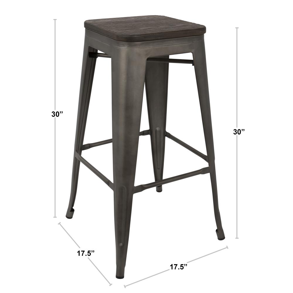 LumiSource BS-TW-OR BN+GY2 stools - View #9