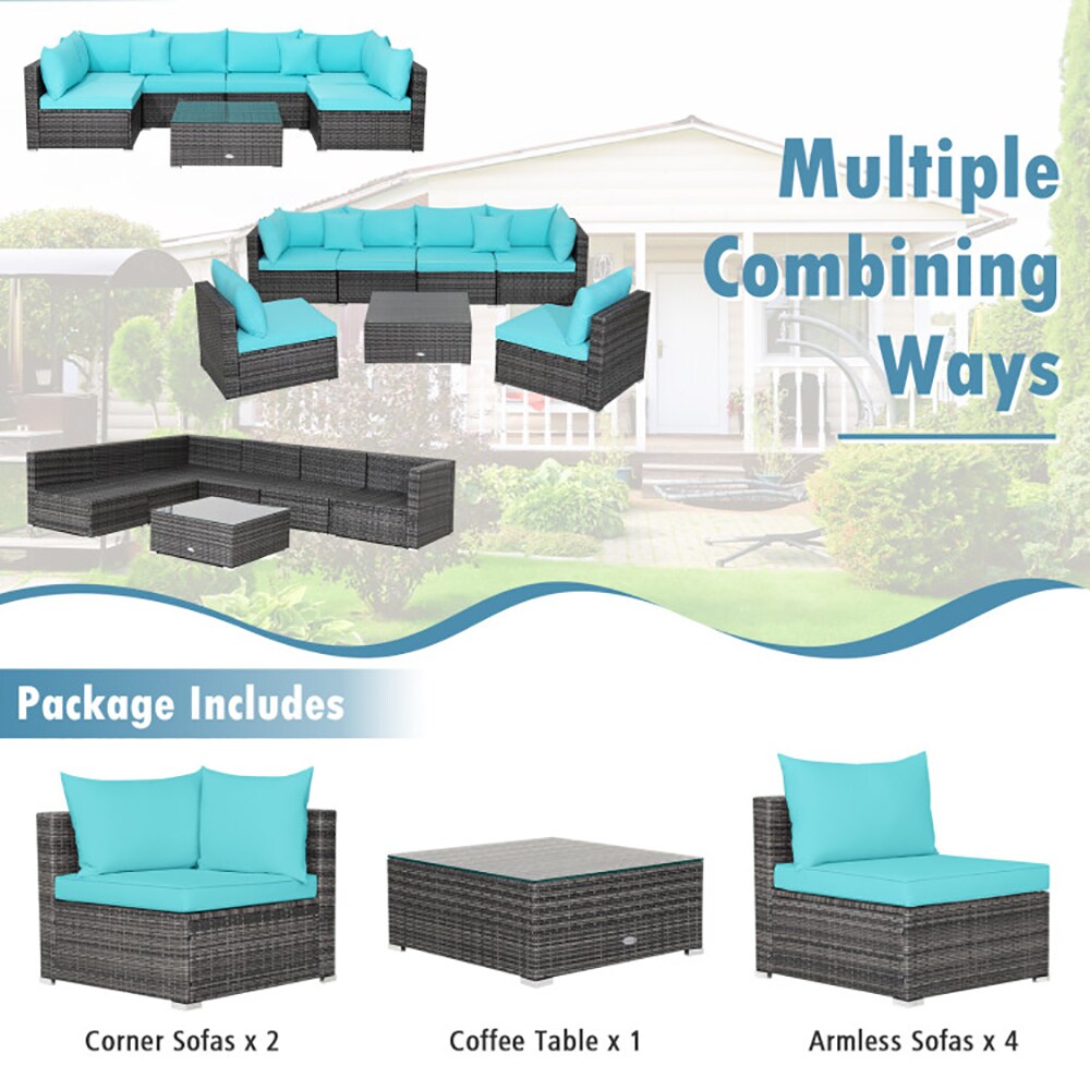 CASAINC WF-SM-KF-SF325GY Patio-Conversation-Sets - View #8