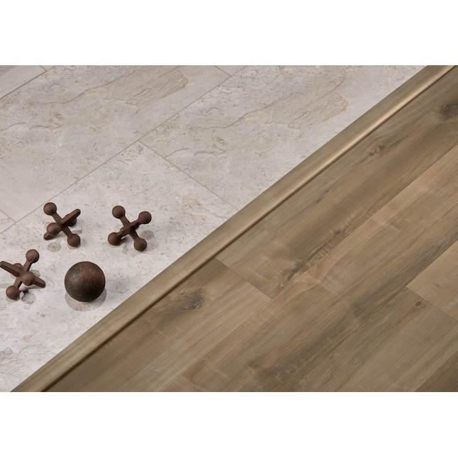 Shaw Hazelnut Maple 1.71-in x 94.49-in Vinyl Floor T-Moulding Shaw Hazelnut Maple 1.71-in x 94.49-in Vinyl Floor T-Moulding