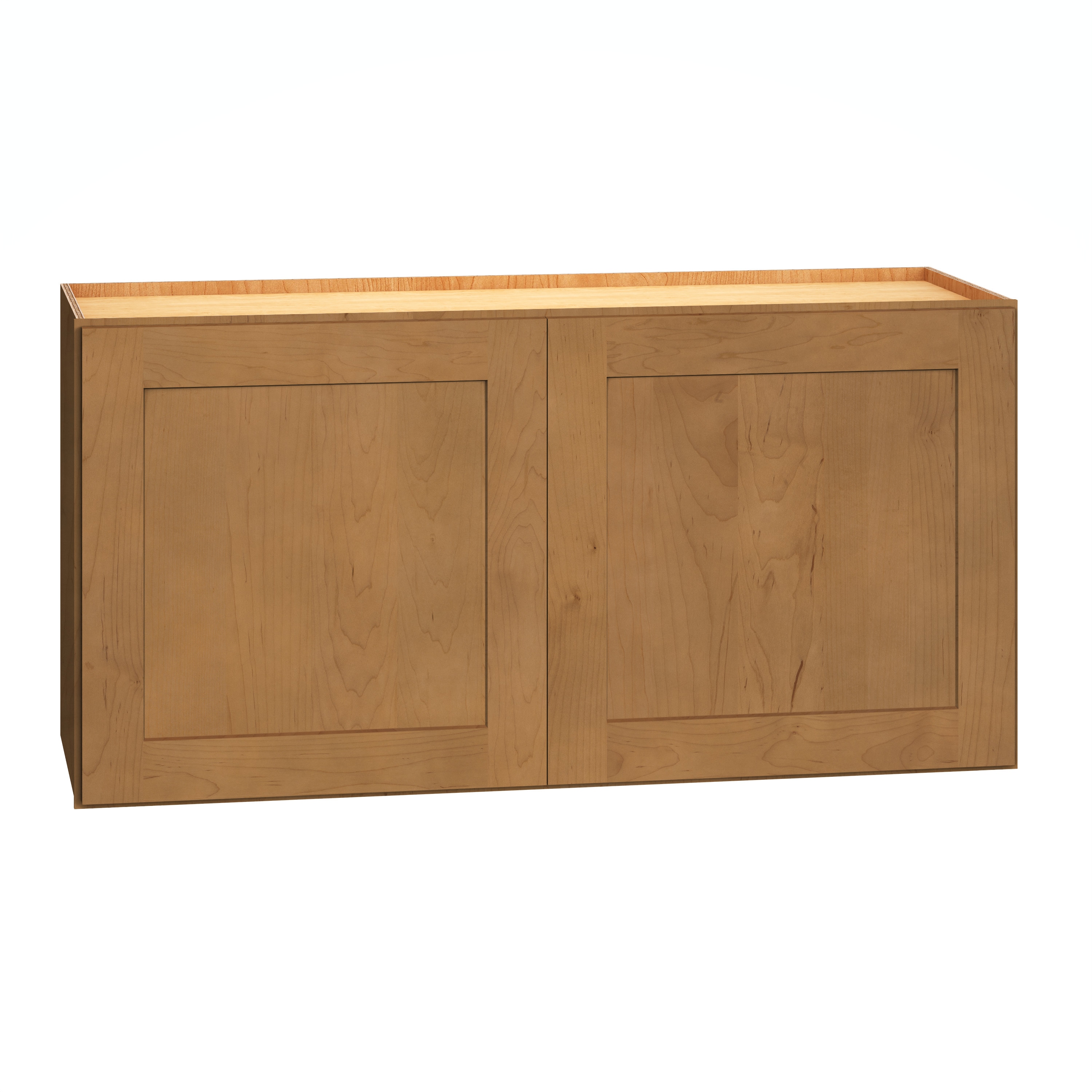 Diamond Express 62L-W3618 Jamestown 36-in W x 18-in H x 12-in D Sahara Brown Wall Fully assembled Plywood Cabinet Recessed Panel Shaker