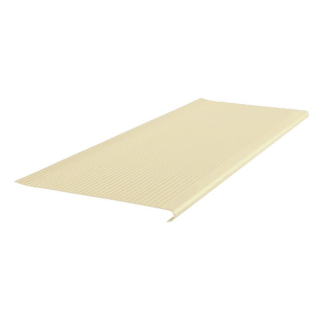 Flexco LVR Vinyl Stair Tread 48-in Almond Vinyl Stair Stringers Flexco LVR Vinyl Stair Tread 48-in Almond Vinyl Stair Stringers