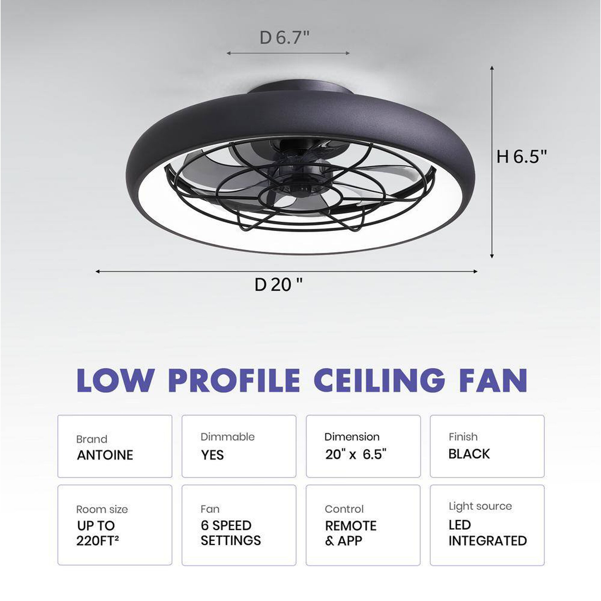 Antoine BLW016 Ceiling-Fans - View #7