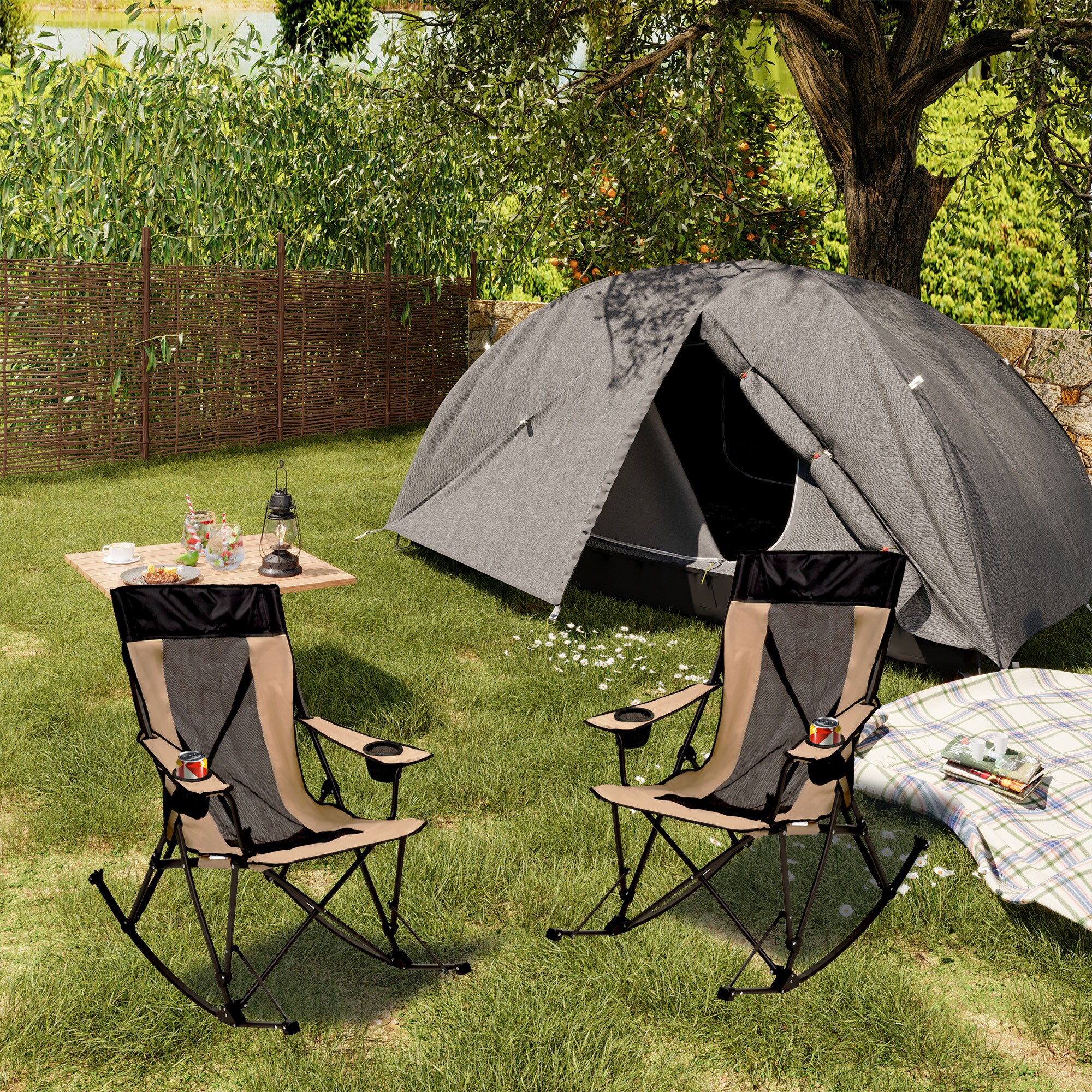Clihome CL-P2AC2457XGY1 Beach-Camping-Chairs - View #3
