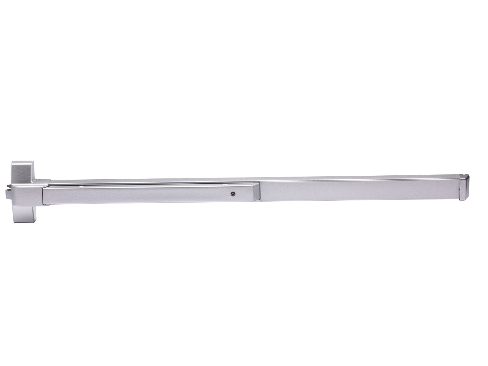 Global Door Controls EDTBAR Series 48-in Aluminum Universal reversible Rim exit device #TH1100EDTBARSS48