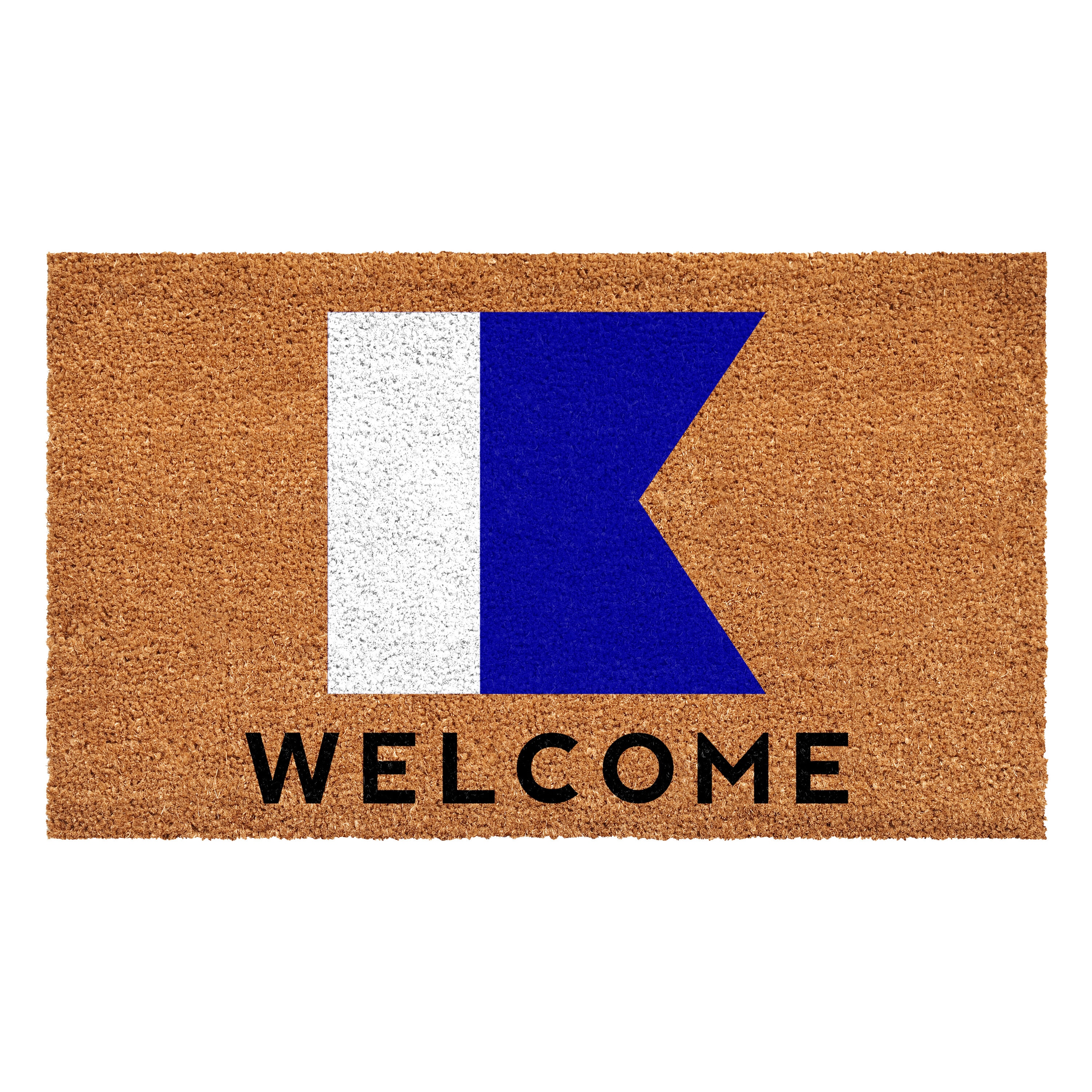 Callowaymills 108123672A 3-ft x 6-ft Multi Coir/Vinyl Rectangular Indoor or outdoor Decorative Welcome Door mat