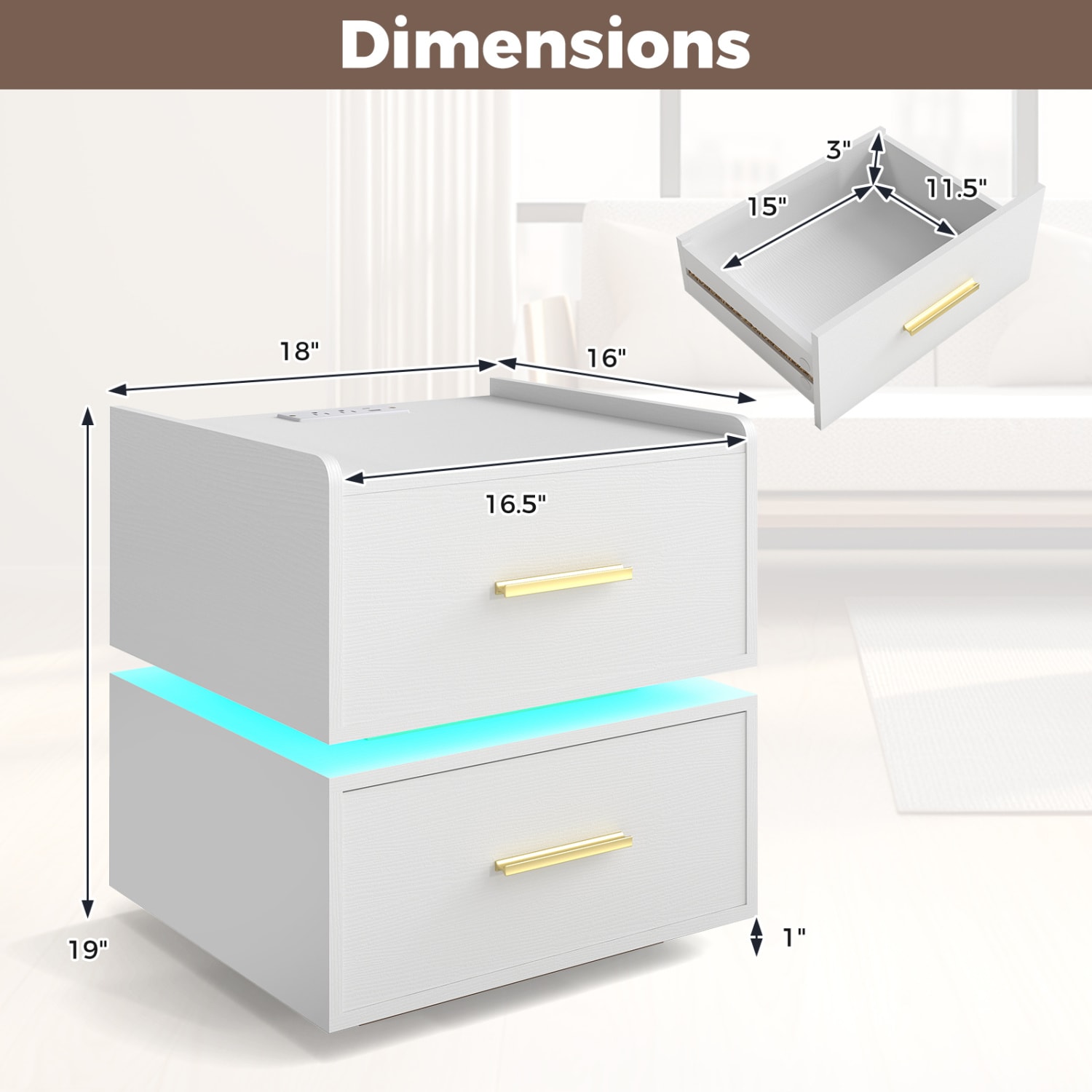 Volenca VOL-QJFDTH nightstands - View #3