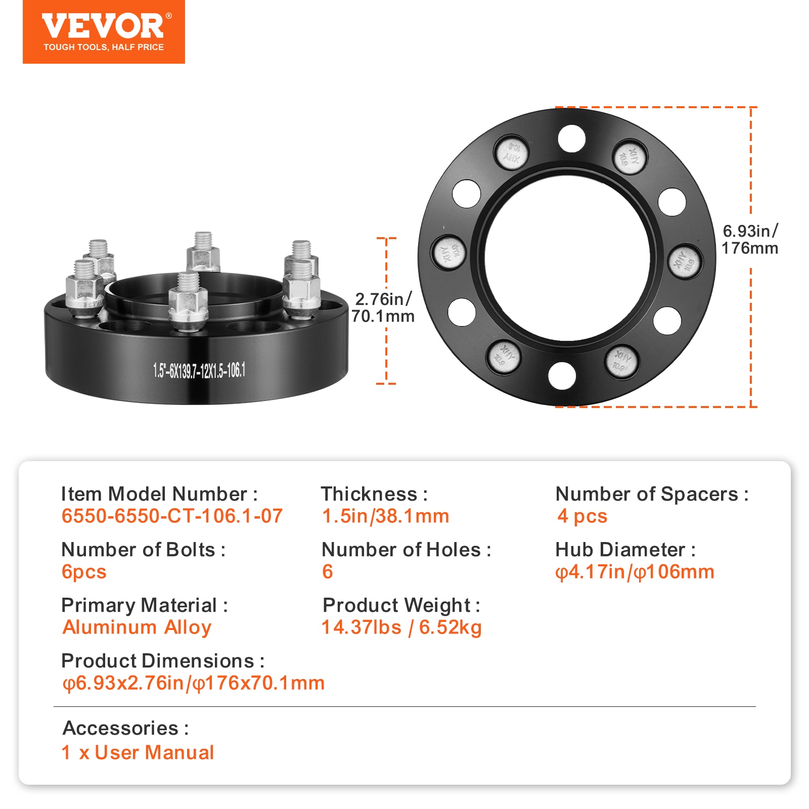 VEVOR LSSFLP15YC6XNE9HPV0 Rec-Vehicle-Acc - View #10