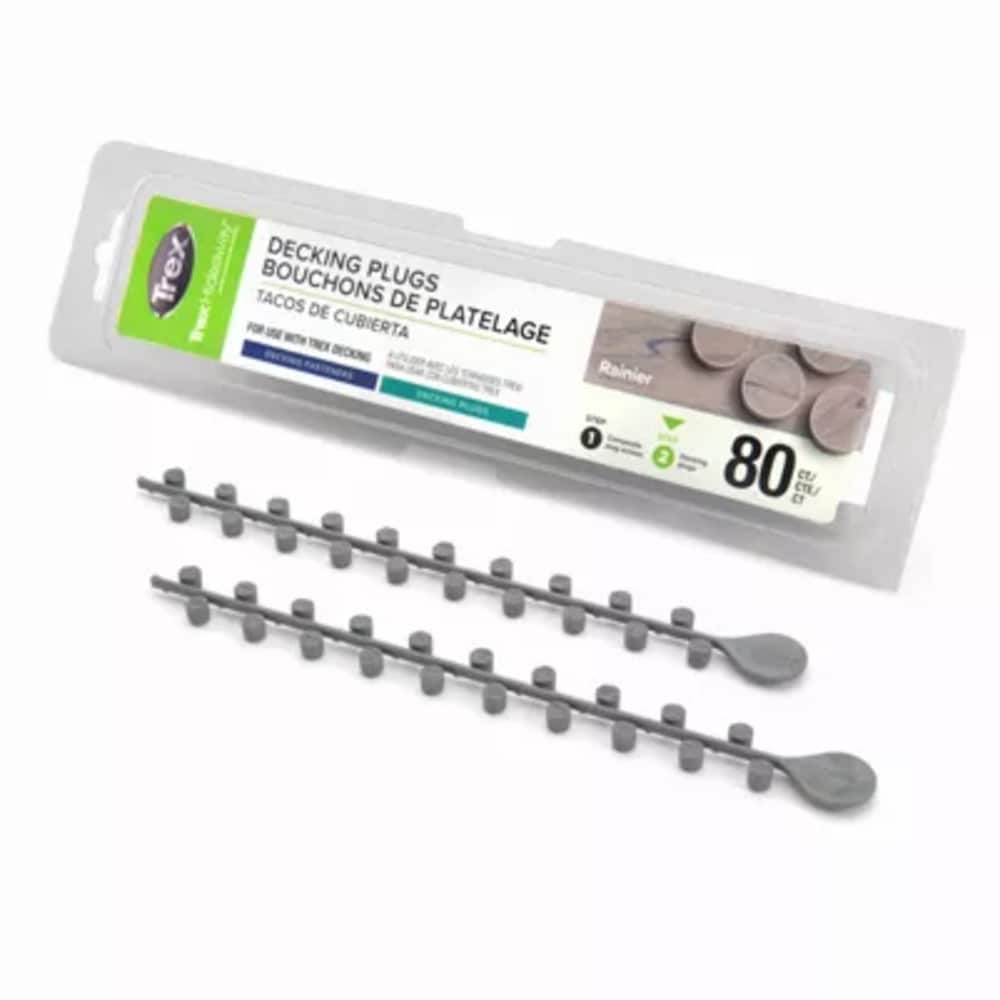 Trex TDPLGRN8001 Hideaway 1 Millimeters Rainier Hidden Deck Fastener 180 Square feet ( 80 -Pack )