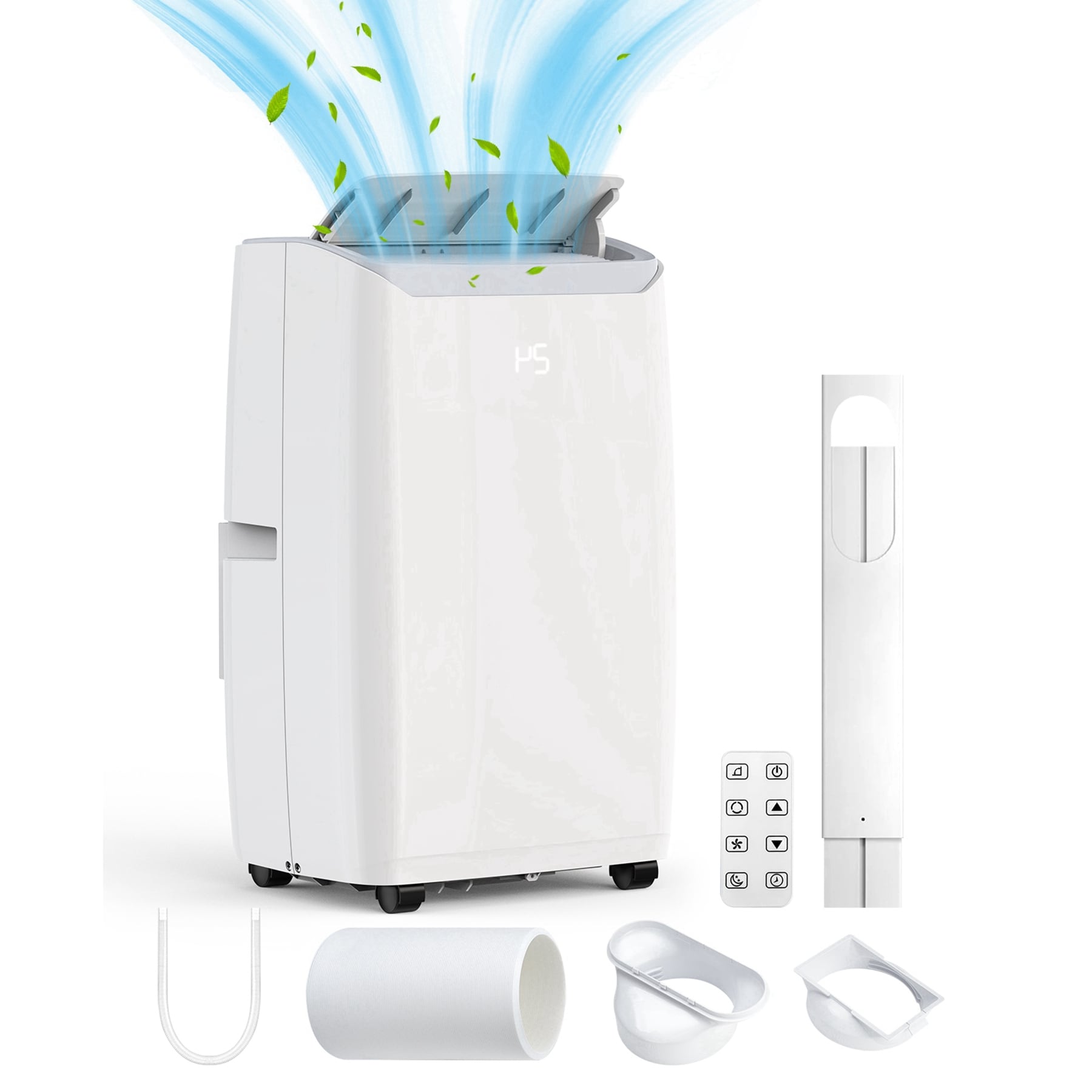 GarveeLife 3In1 Quiet Portable AC 9200BTU 14000BTU ASHRAE with Window Kit
