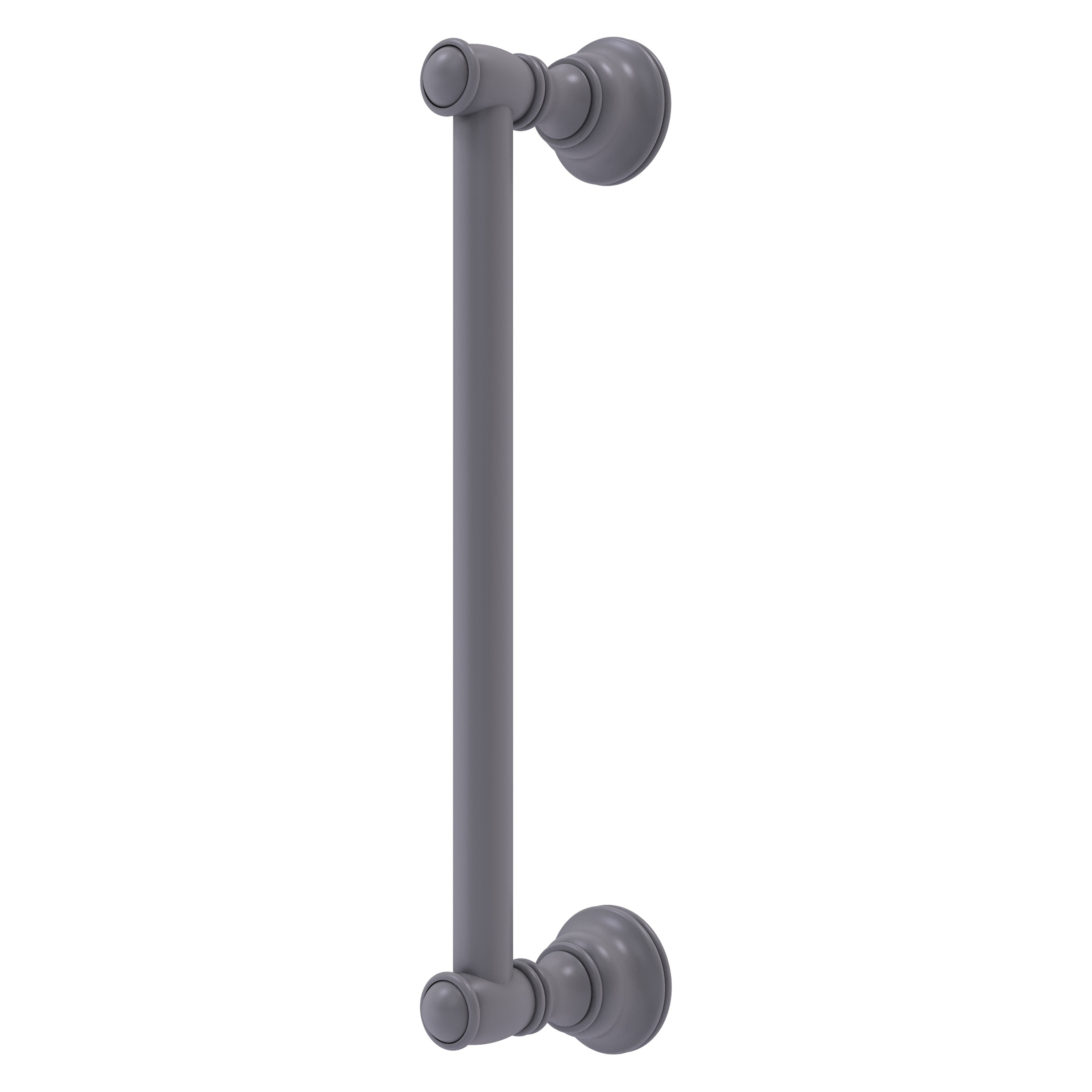 Allied Brass CL-3-12-GYM Carolina 12-in , 305mm Center to Center Matte Gray Dual Mount Cylindrical Bar For Use on Appliances Drawer Pulls