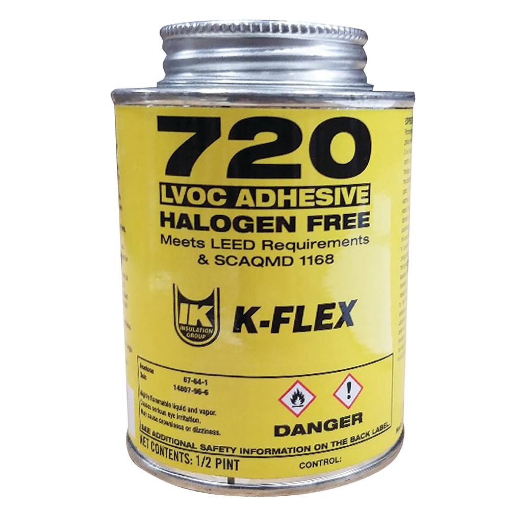 K-FLEX 320 ADHESIVE PINTS WITH BRUSH TOP (24) - Elastomeric & Polyethylene  Insulation
