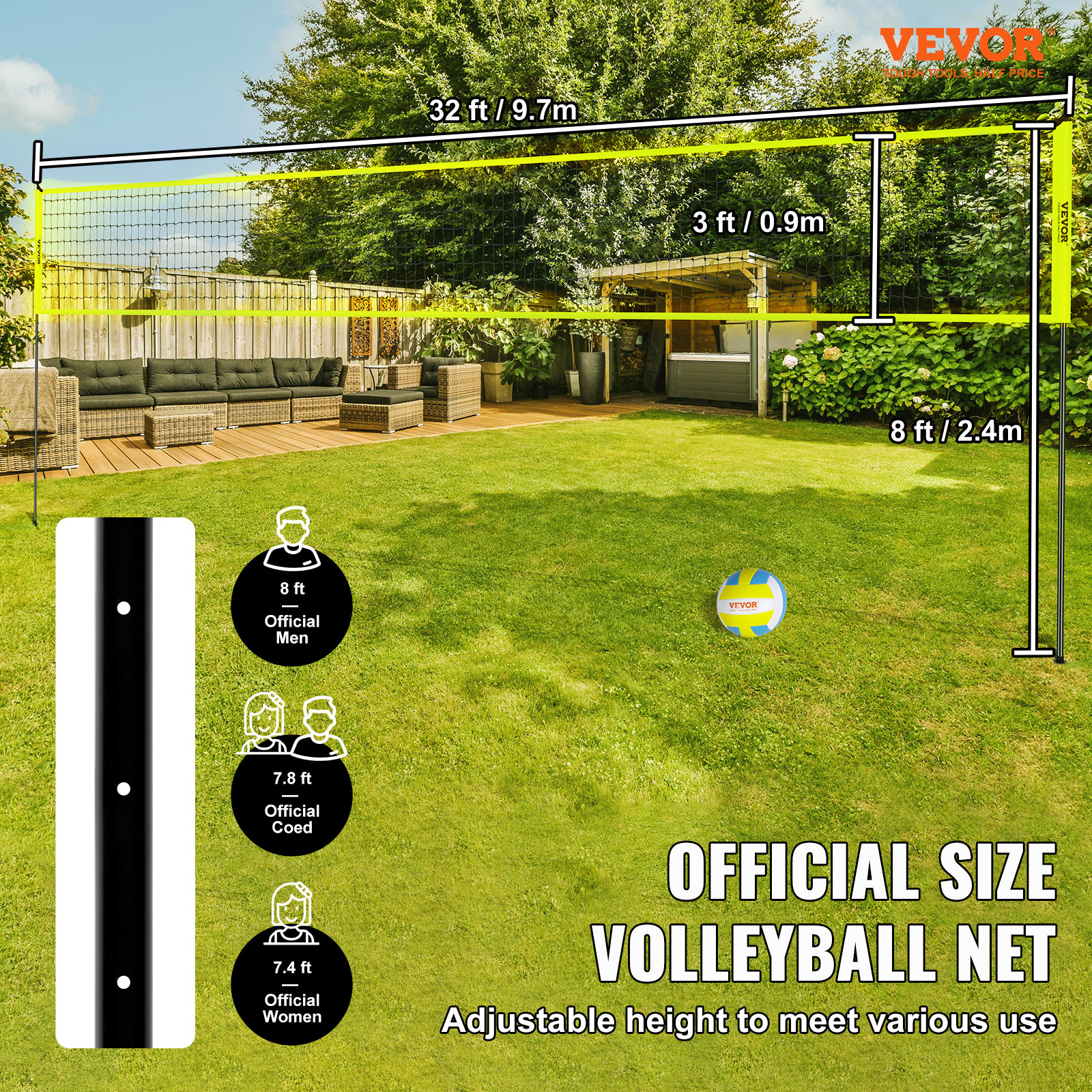 VEVOR PQWTZ323YCGGGY3MUV0 Portable-Party-Game - View #3