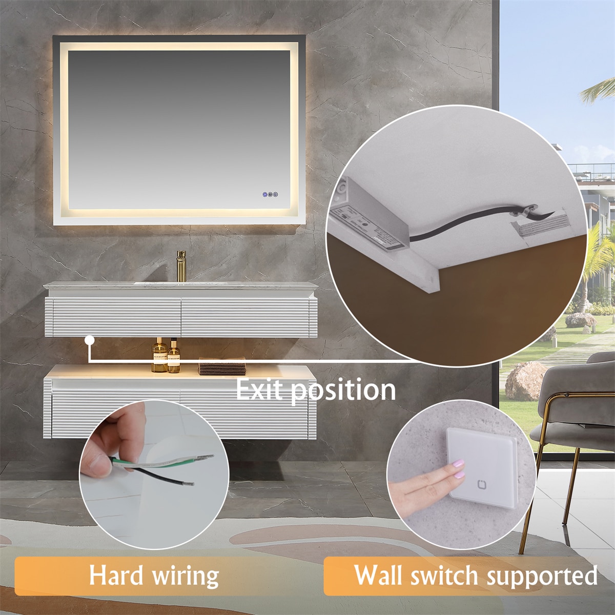 WELLFOR EX-UNBV36WH Bath-Vanity-Combo - View #5