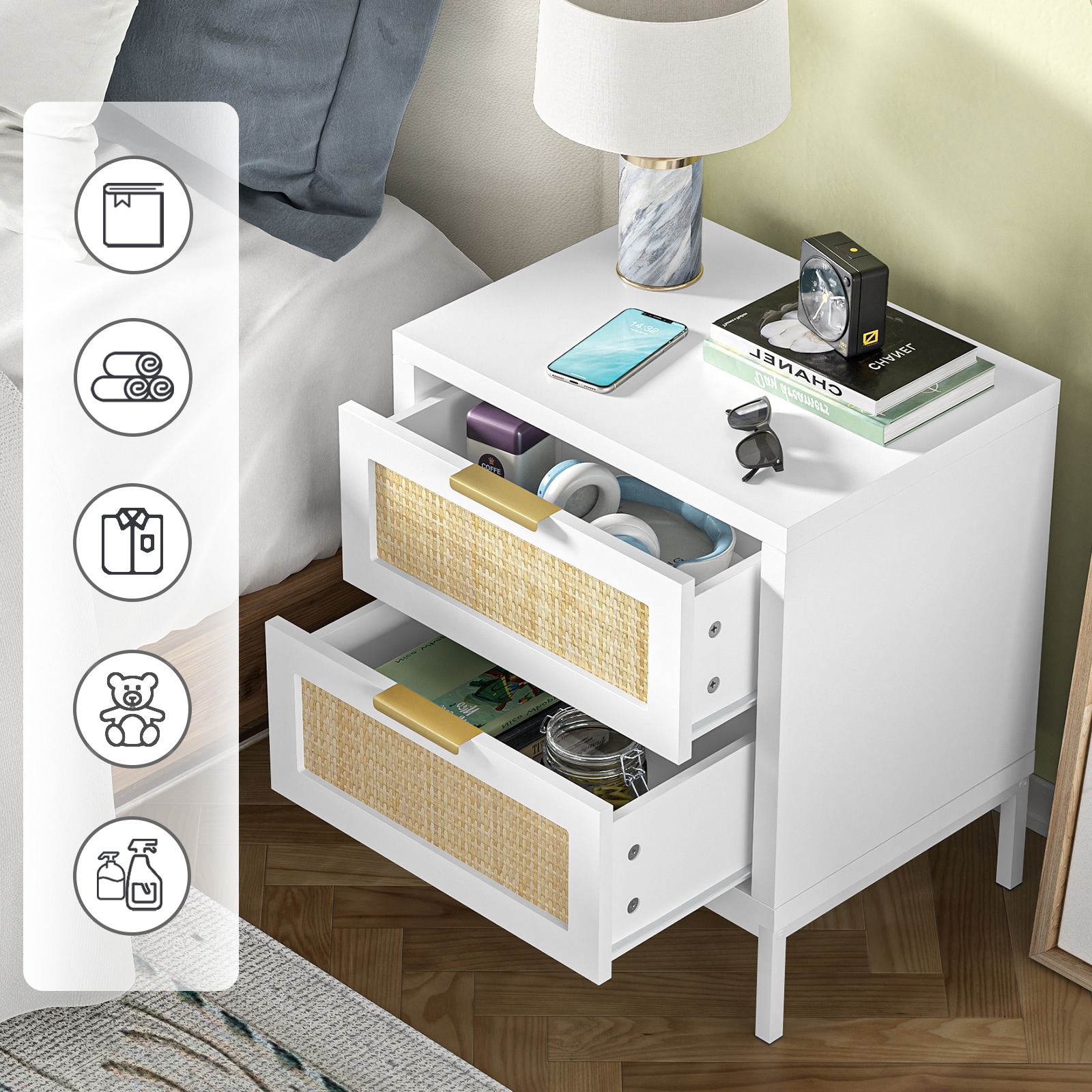 Delarpo H0011 nightstands - View #2