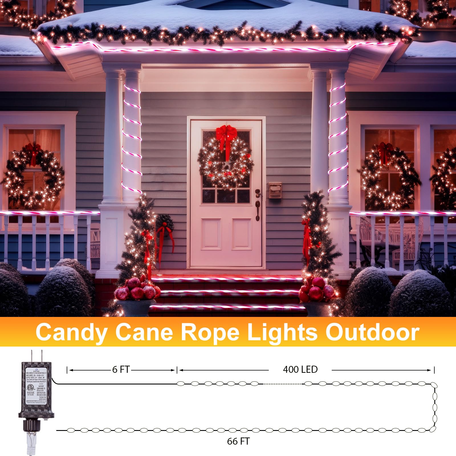 UUDULY LUU0819U423 Christmas-Rope-Lights - View #6