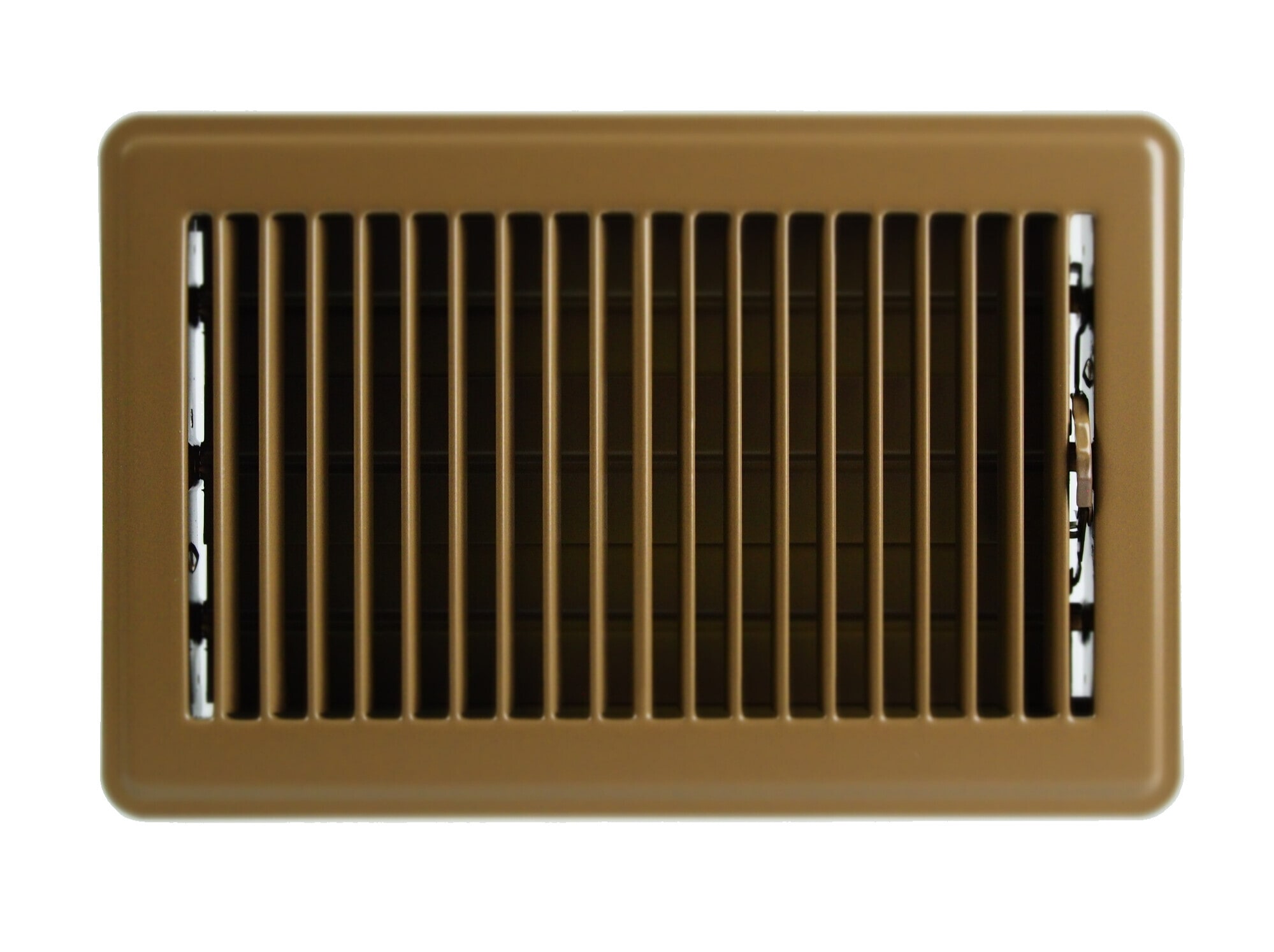 RELIABILT 4210610BR 6-in x 10-in Steel Brown Floor Register