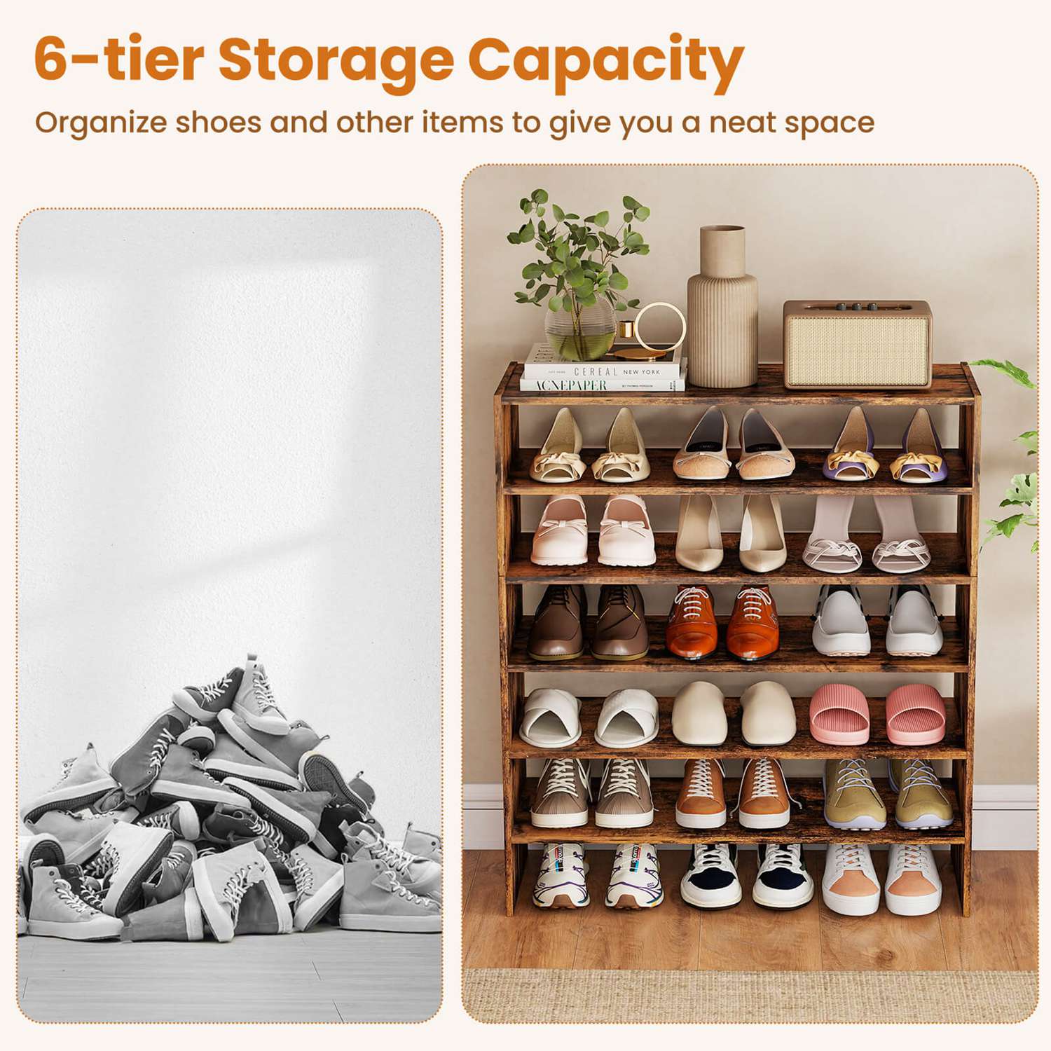 Costway CSHY001650 Shoe-Racks - View #7