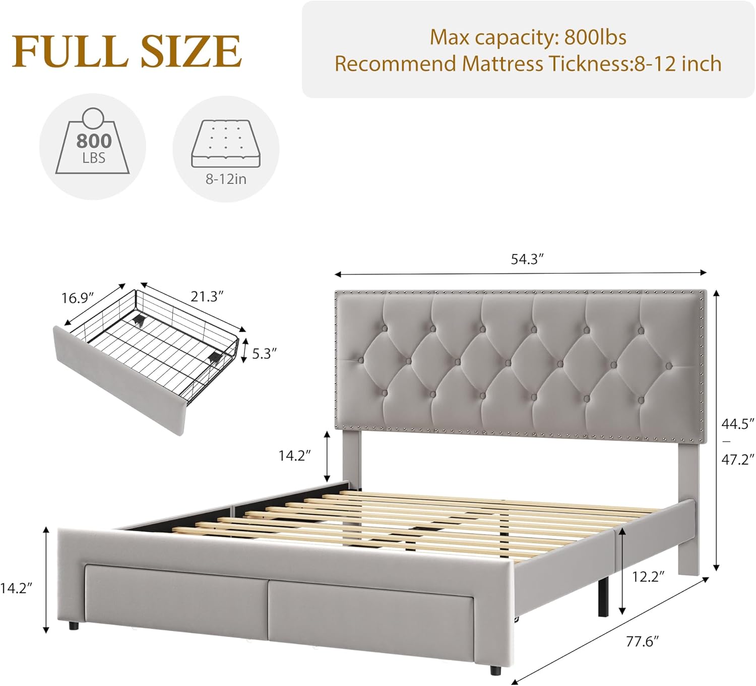 Qeetex LHF-BED-PHK-33FXKKXU beds - View #2