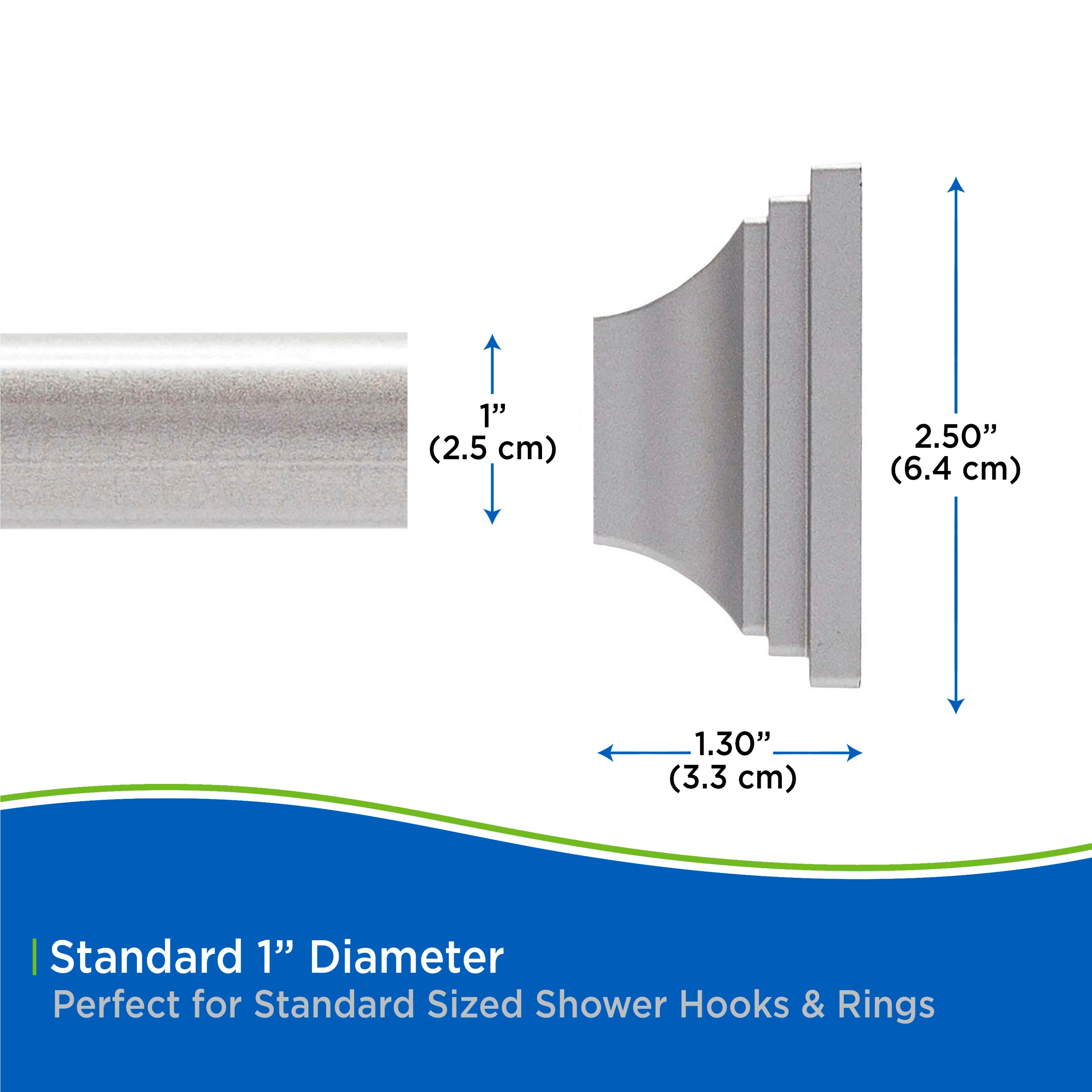 Kenney KN913C/20HUS Shower-Rods - View #8