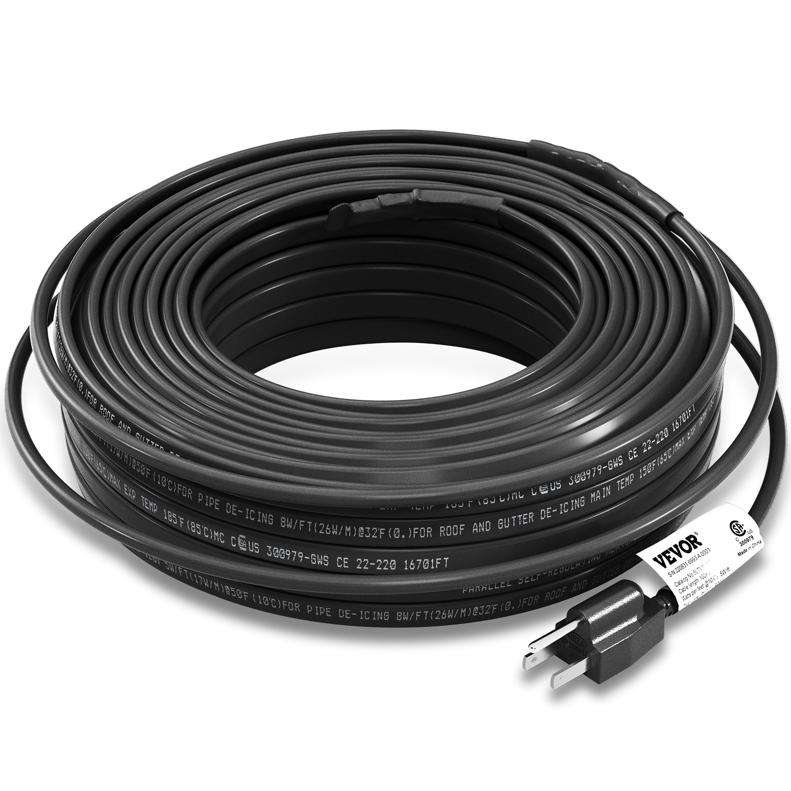 VEVOR 100-ft Pipe Heat Cable in the Pipe Insulation department at