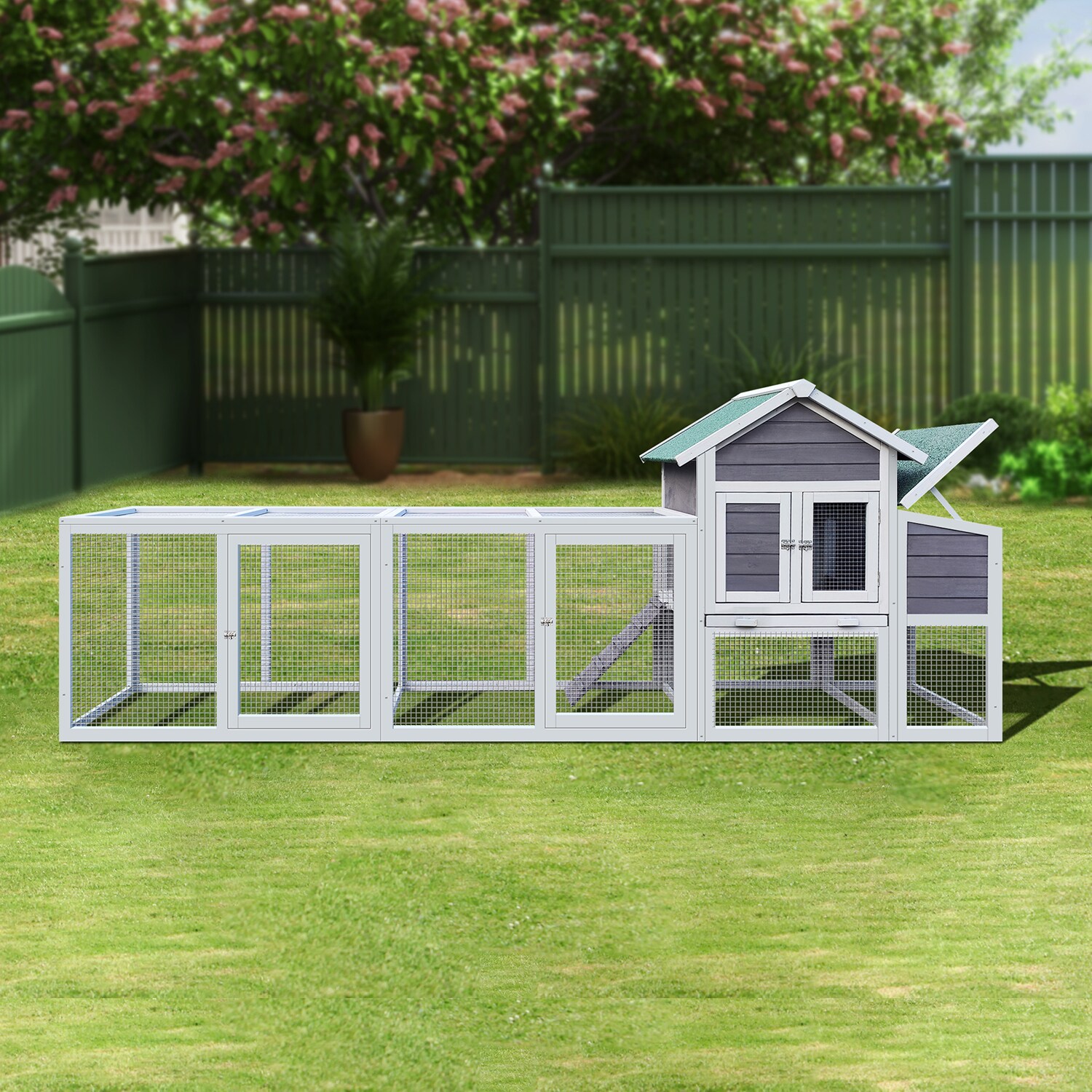 GZMR GZ-W7744 Chicken-Coops-Rabbit-Hutches - View #10