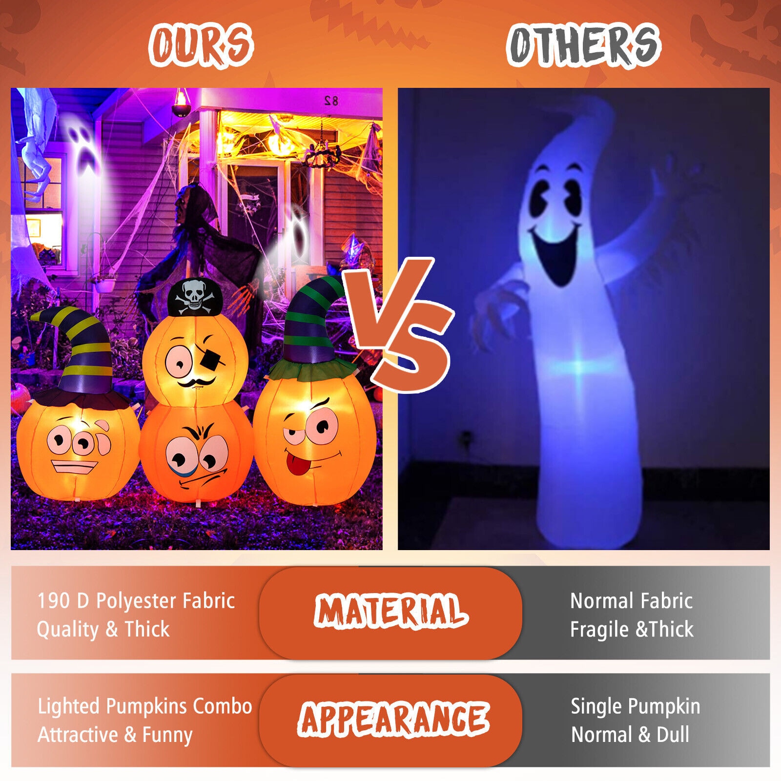 WELLFOR HYG24006US Outdoor-Halloween-Decor - View #10