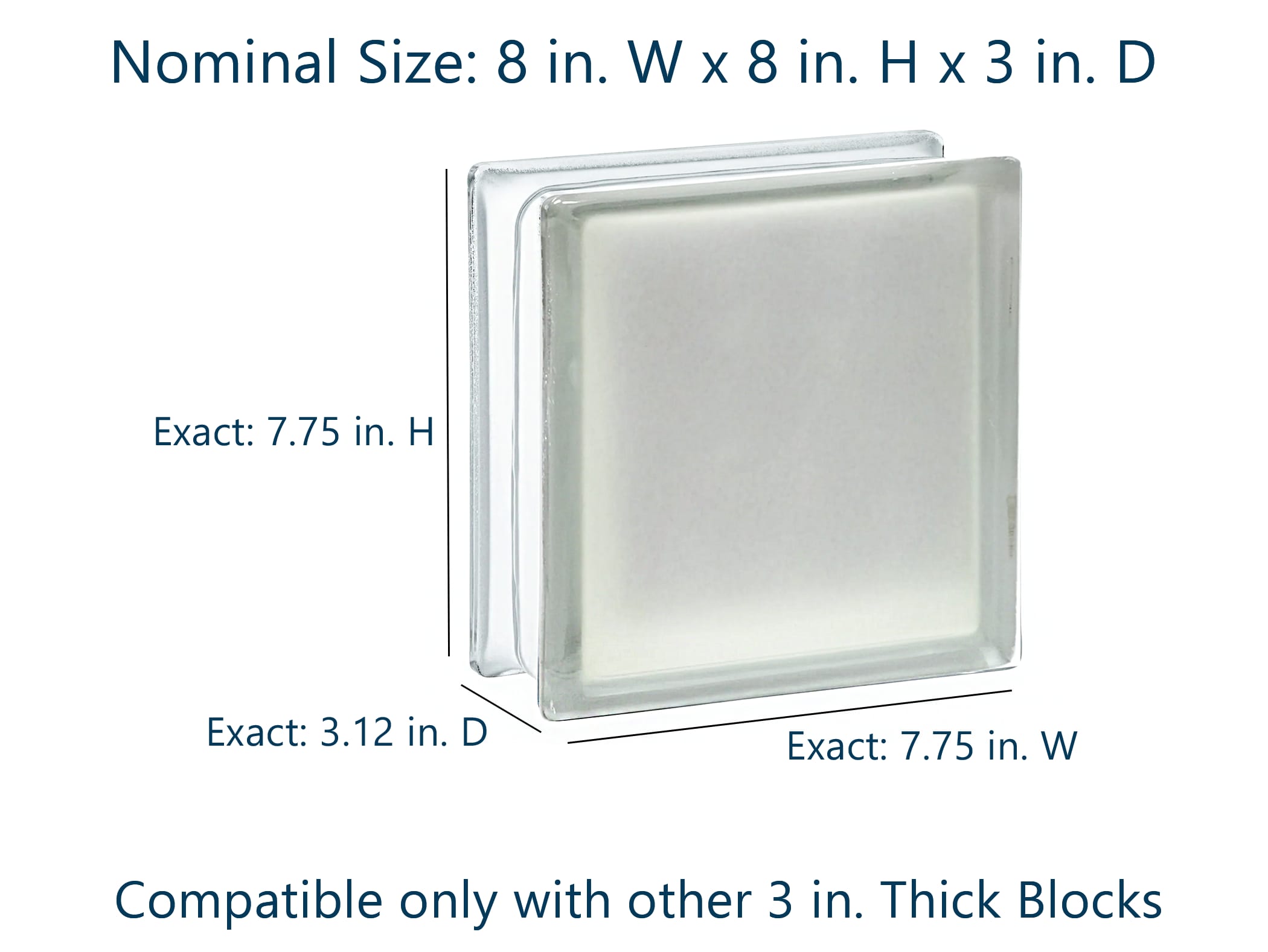 REDI2SET GBF883 Glass-Block - View #2