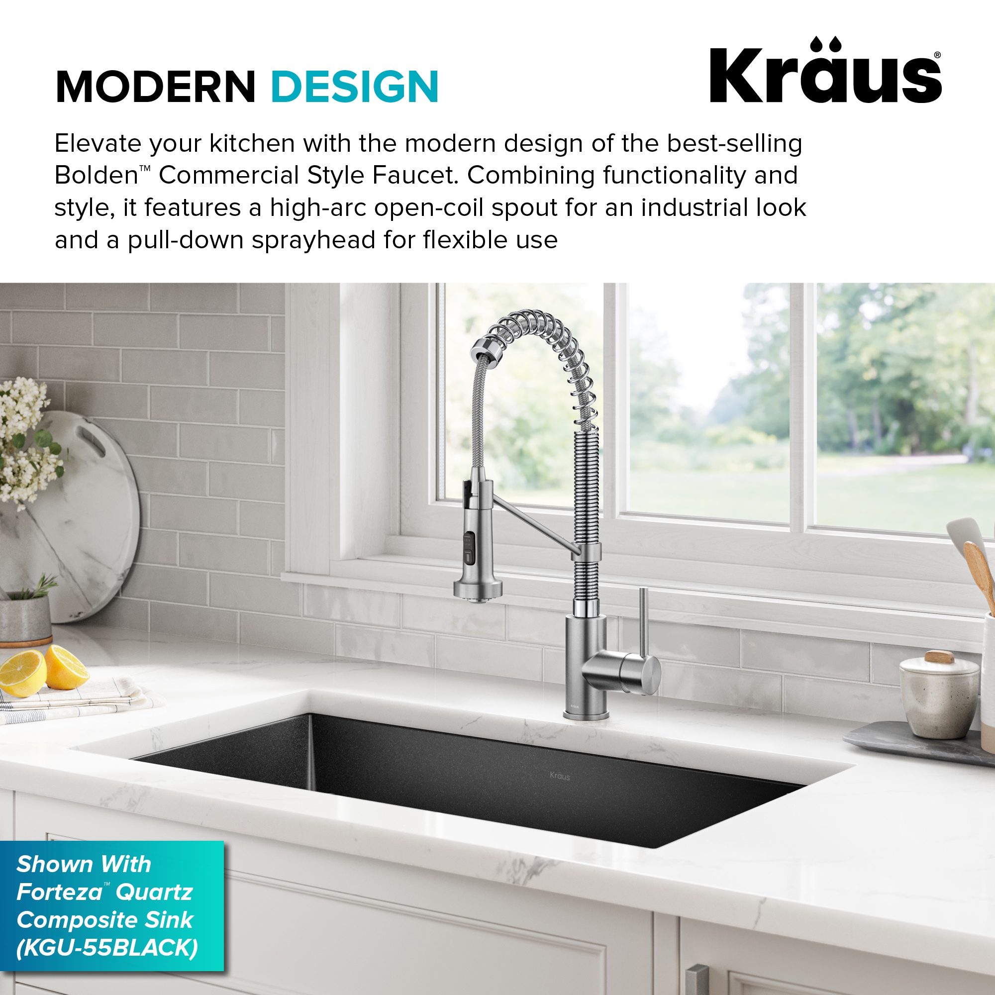 Kraus KPF-1610SFS Kitchen-Faucets - View #4