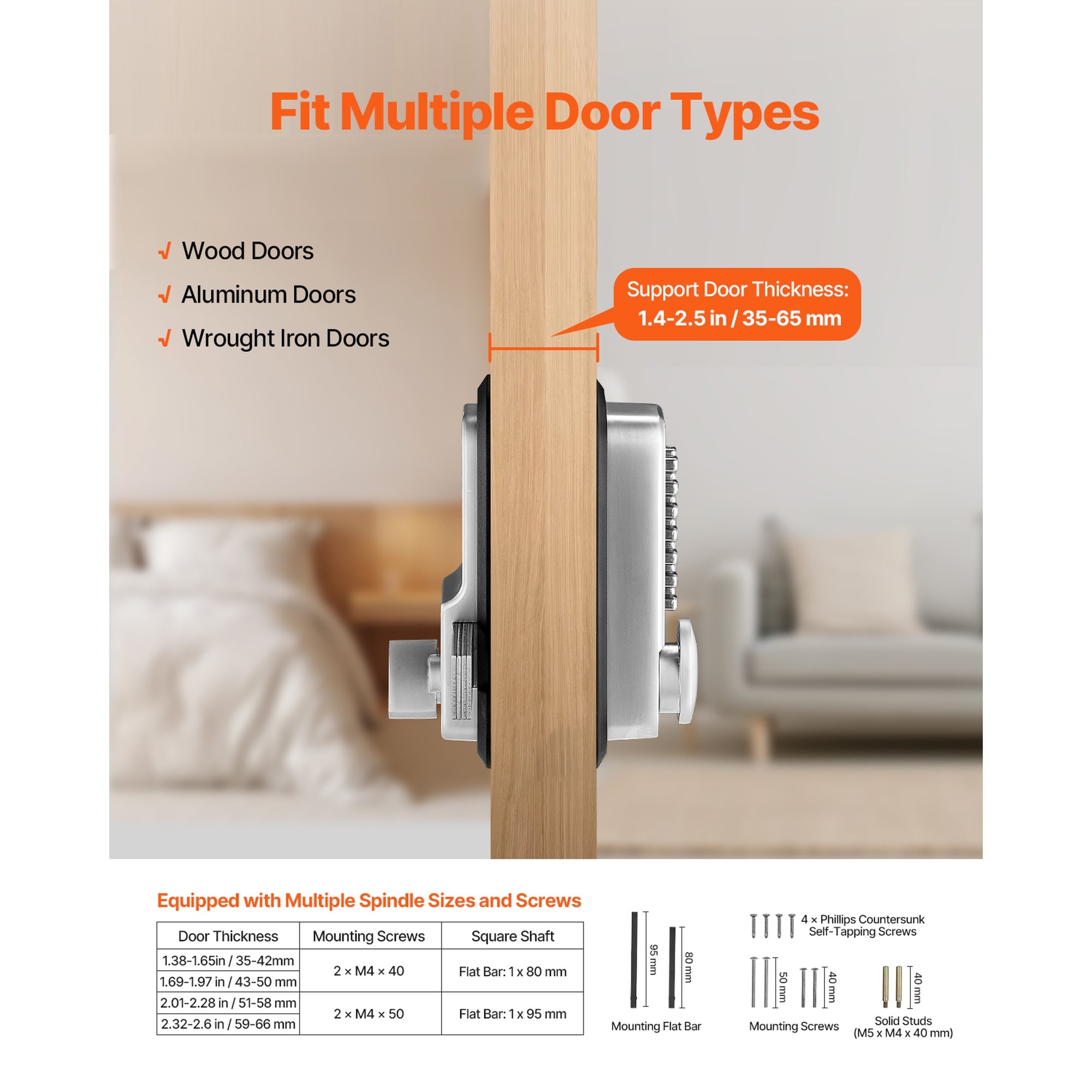 Numhew NHBEN384190 Electronic-Door-Locks - View #4