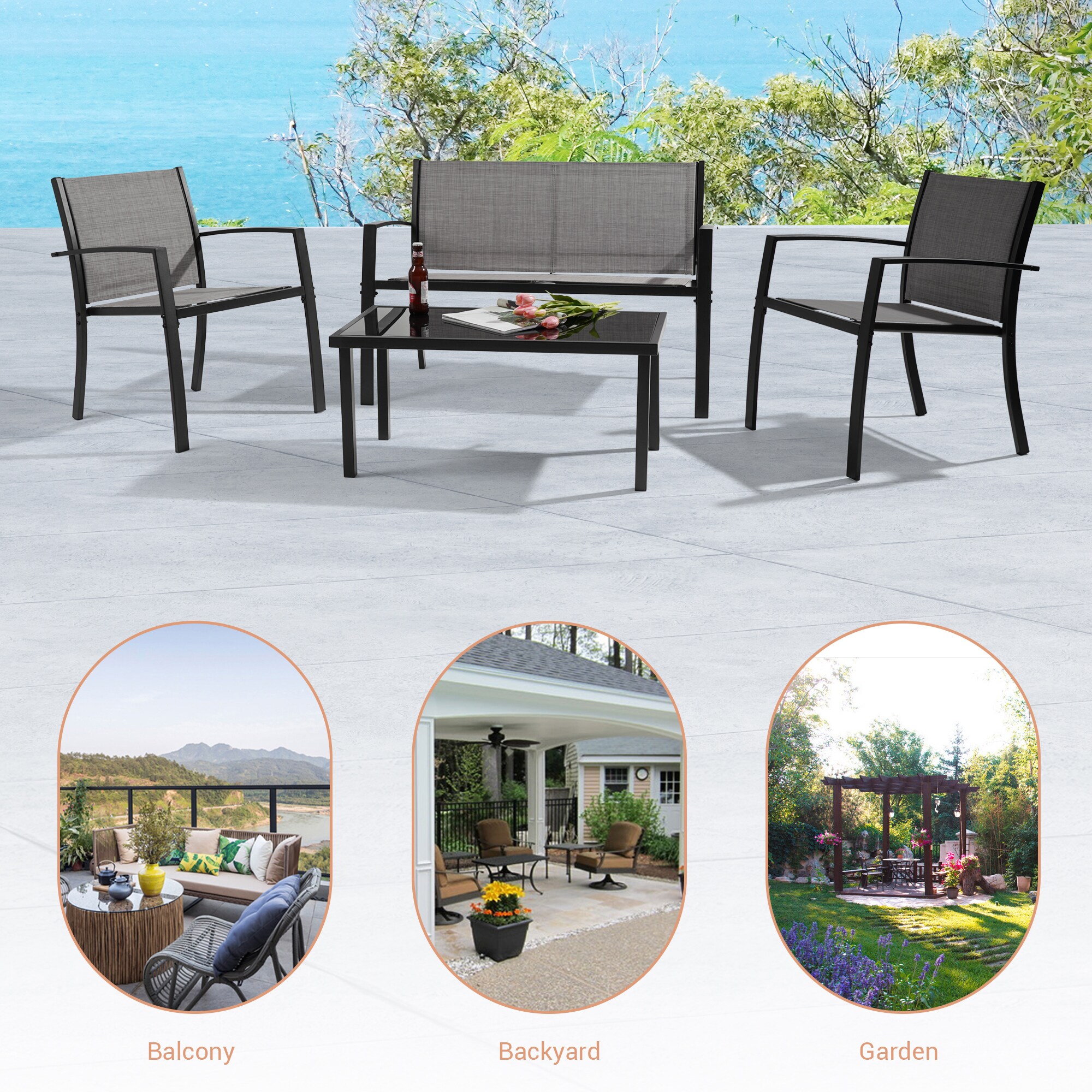 ACEGOSES LW-370GY Patio-Conversation-Sets - View #6