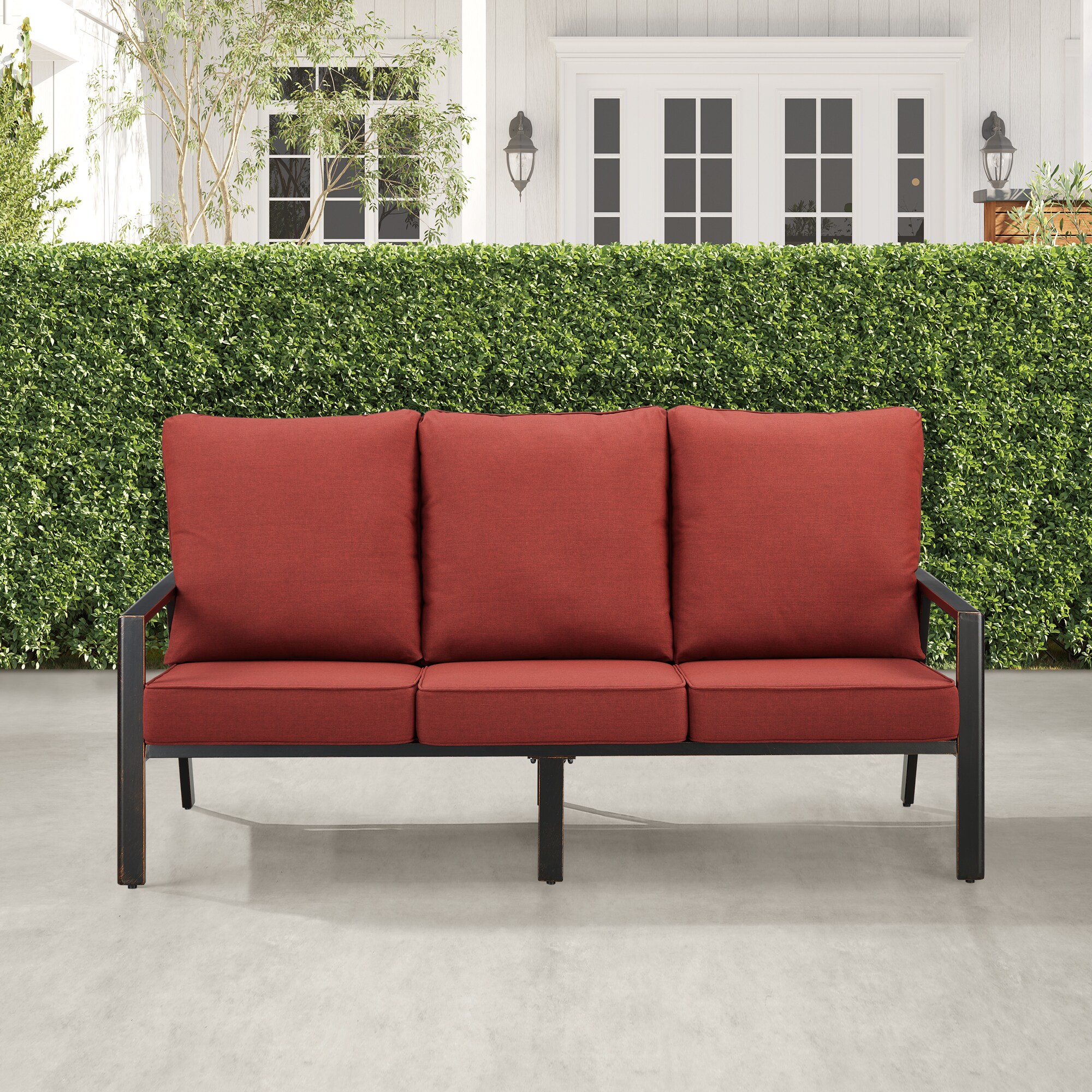 Oakland Living LUX-SF-RDCU-AC Patio-Sofas-Daybeds - View #2