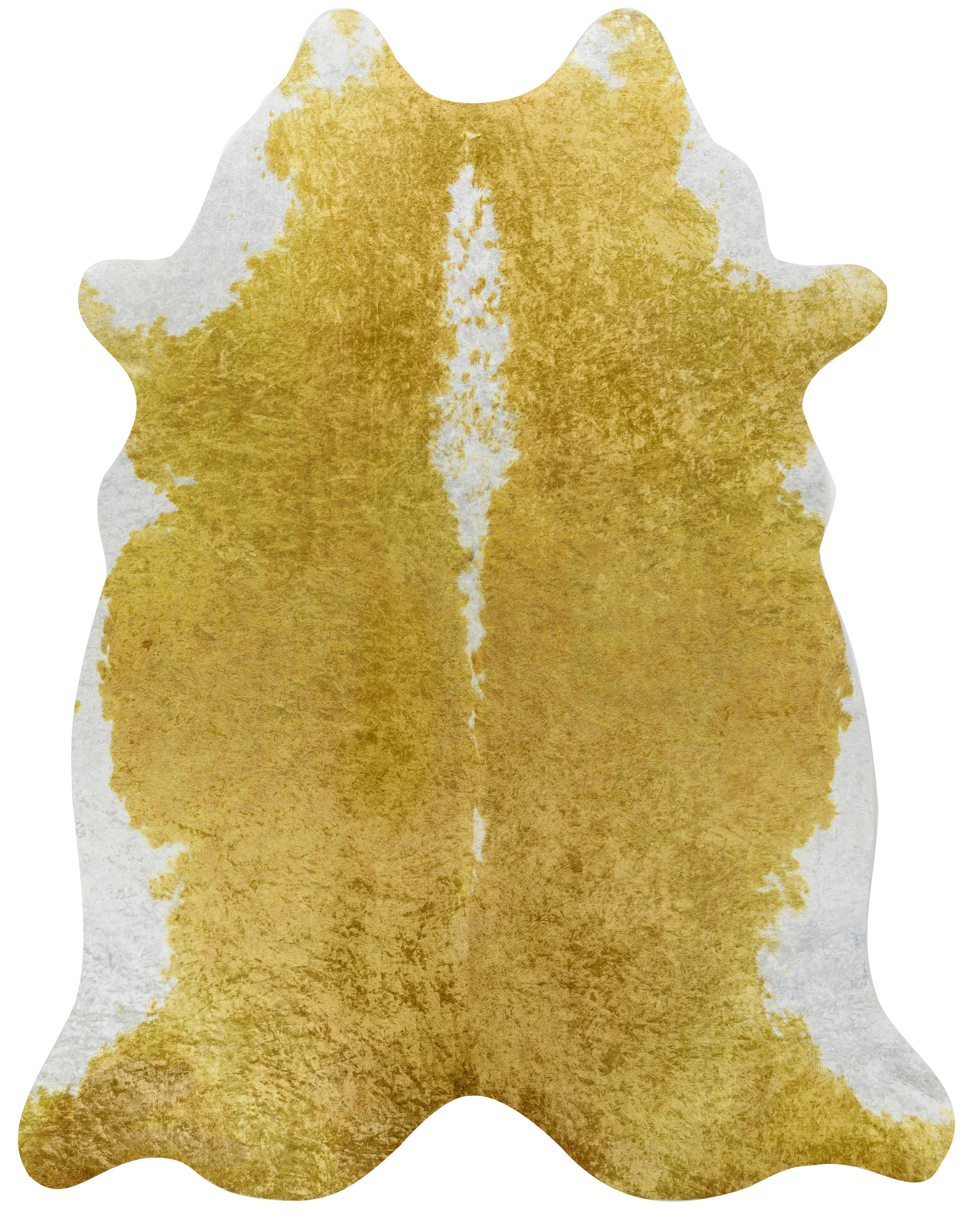 Addison Rugs ACH32GO8X10 Cheyenne 7 X 9 (ft) Faux Fur Gold Irregular Indoor Animal Print Lodge Area Rug